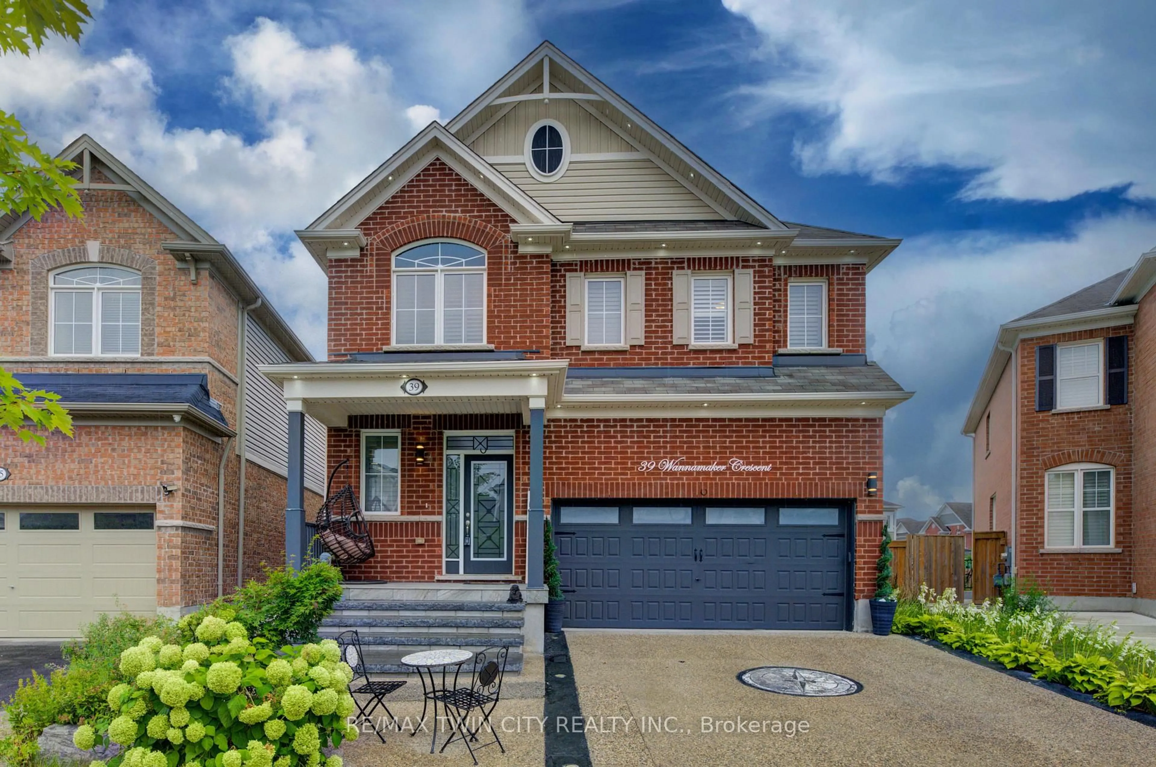 Home with brick exterior material, street for 39 Wannamaker Cres, Cambridge Ontario N3E 0C5