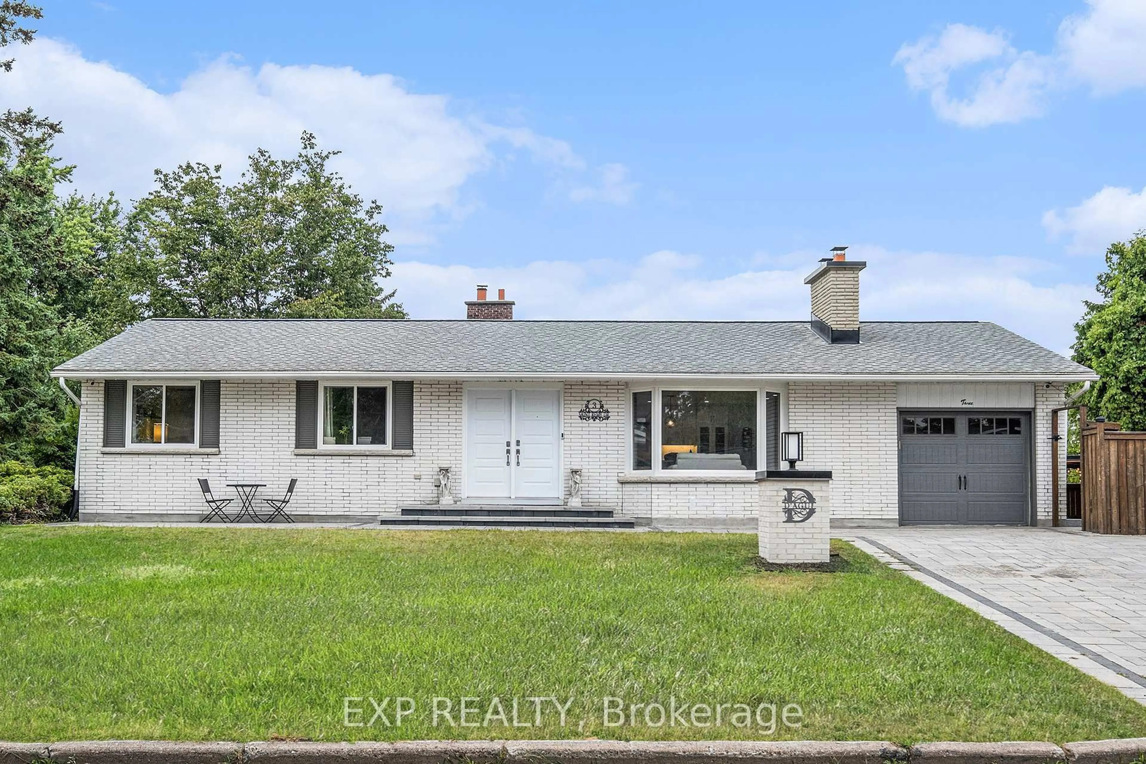 Home with vinyl exterior material, street for 3 St Remy Dr, Barrhaven Ontario K2J 1A4
