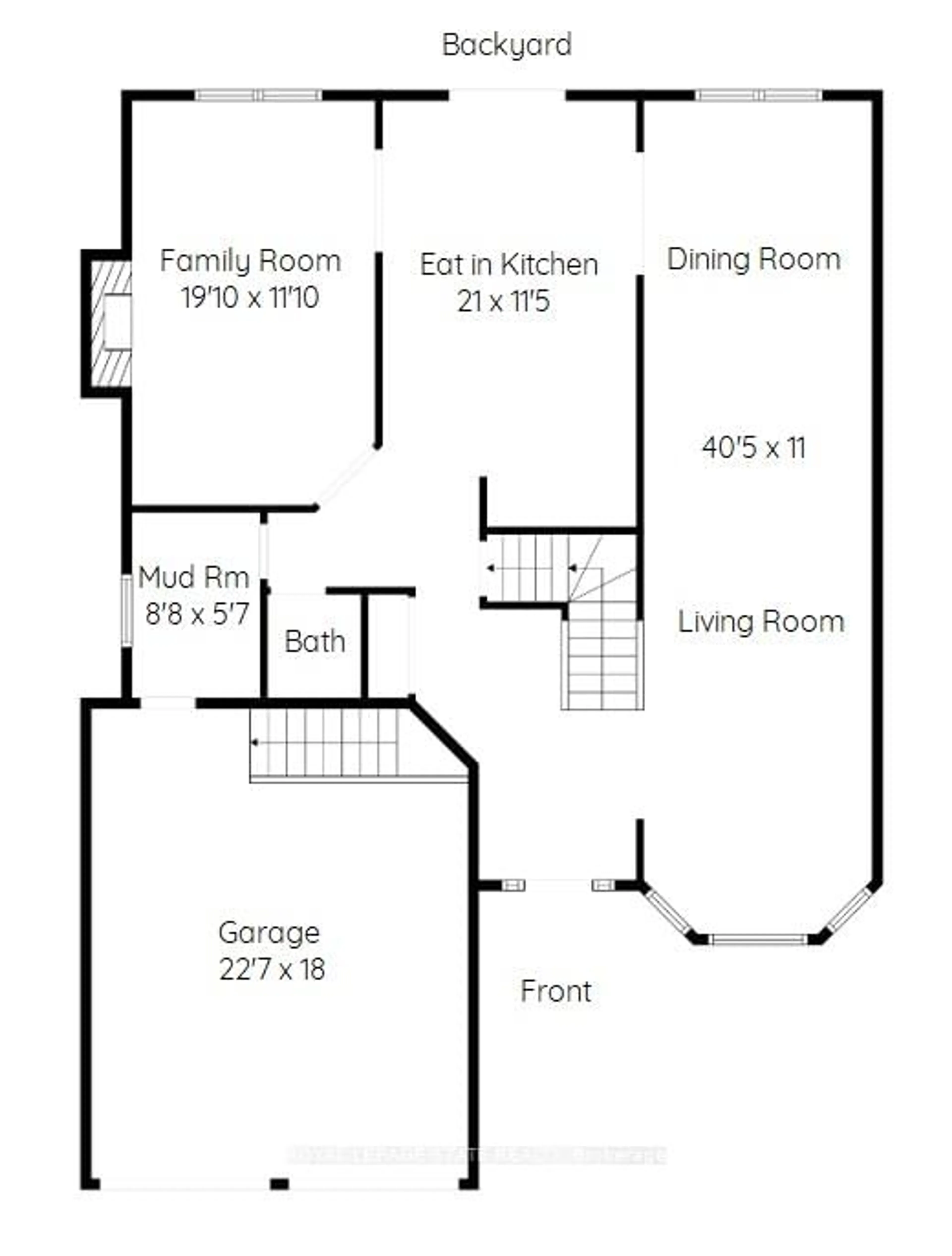 Floor plan for 13 Chianti Cres, Hamilton Ontario L8E 5W1