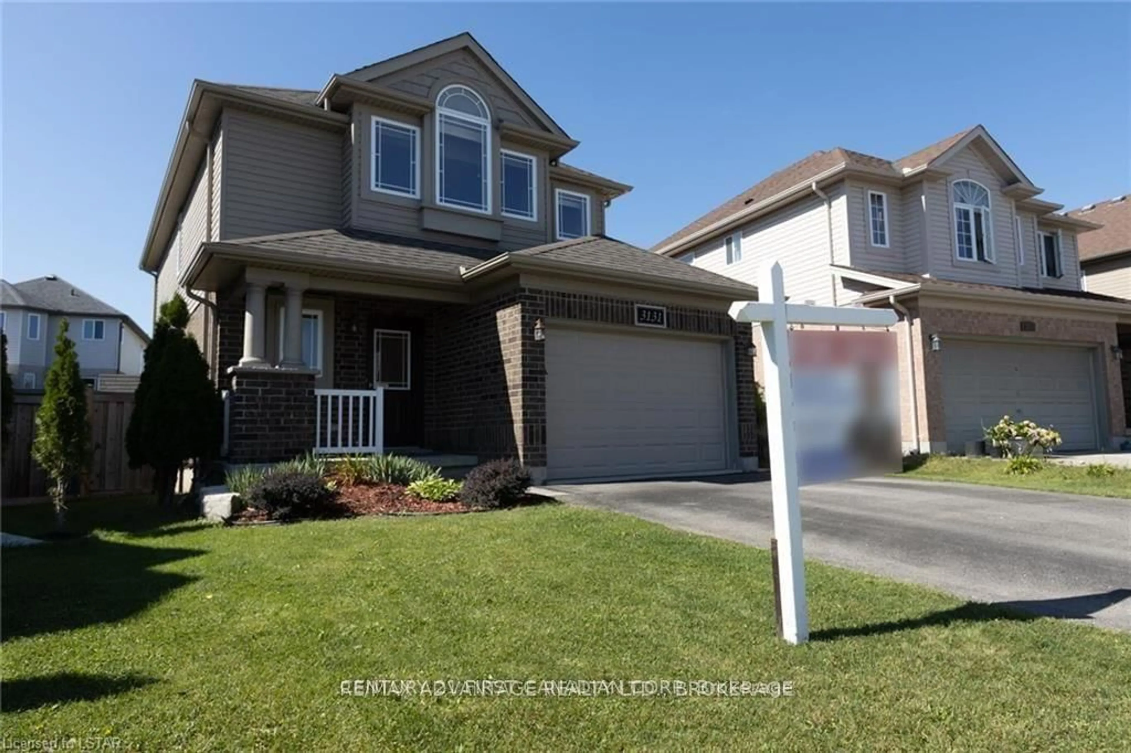 Home with vinyl exterior material, street for 3131 Emily Carr Lane, London South Ontario N6L 0B3