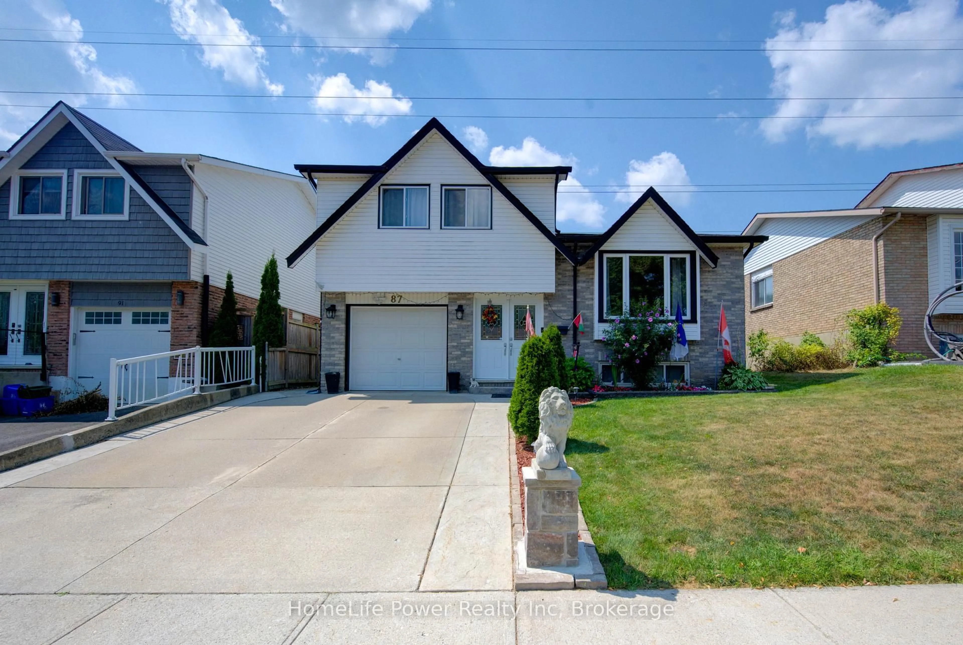 Home with vinyl exterior material, street for 87 Sugar Maple St, Kitchener Ontario N2N 1Y5