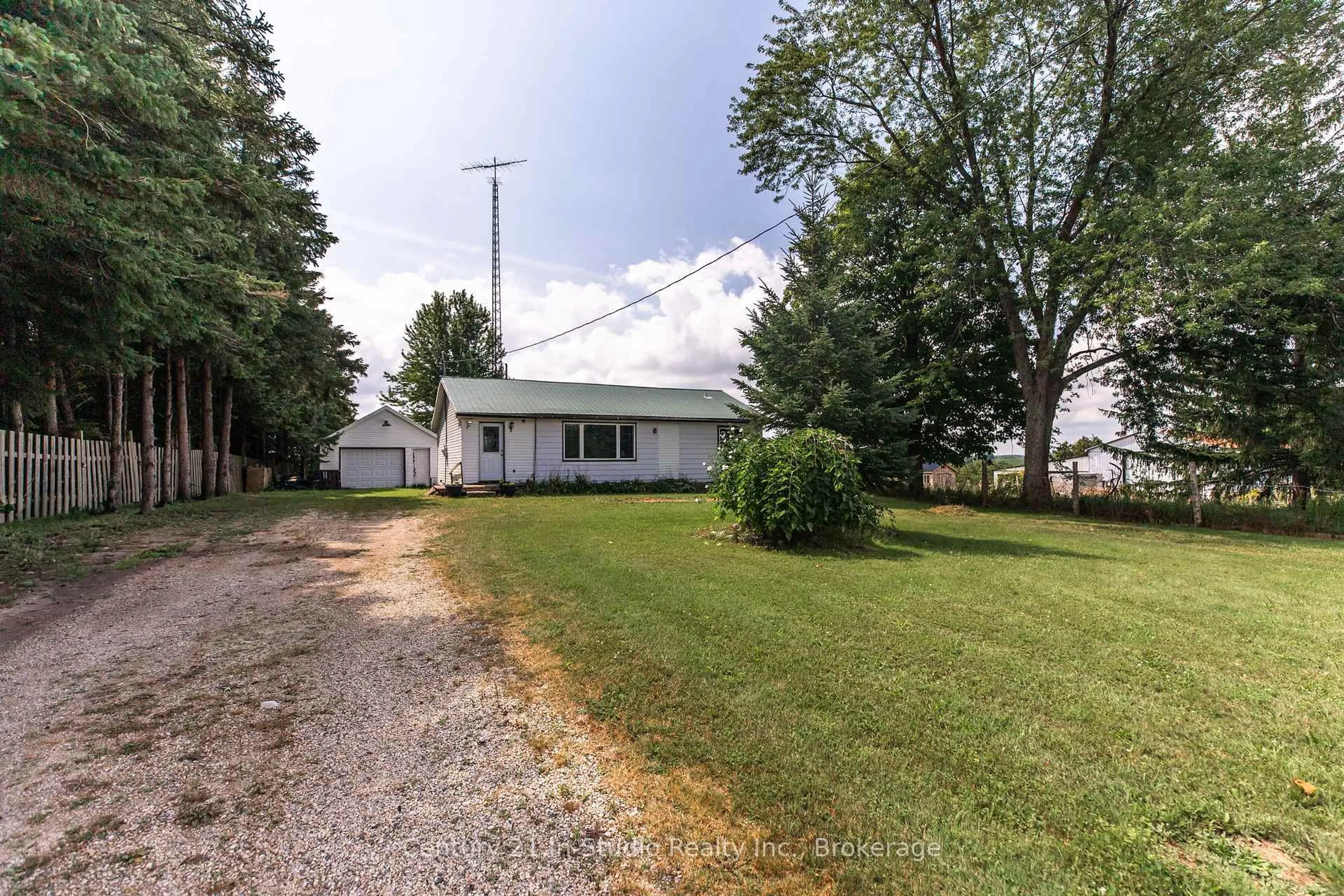 A pic from outside/outdoor area/front of a property/back of a property/a pic from drone, street for 823 12 Concession, South Bruce Ontario N0G 2W0