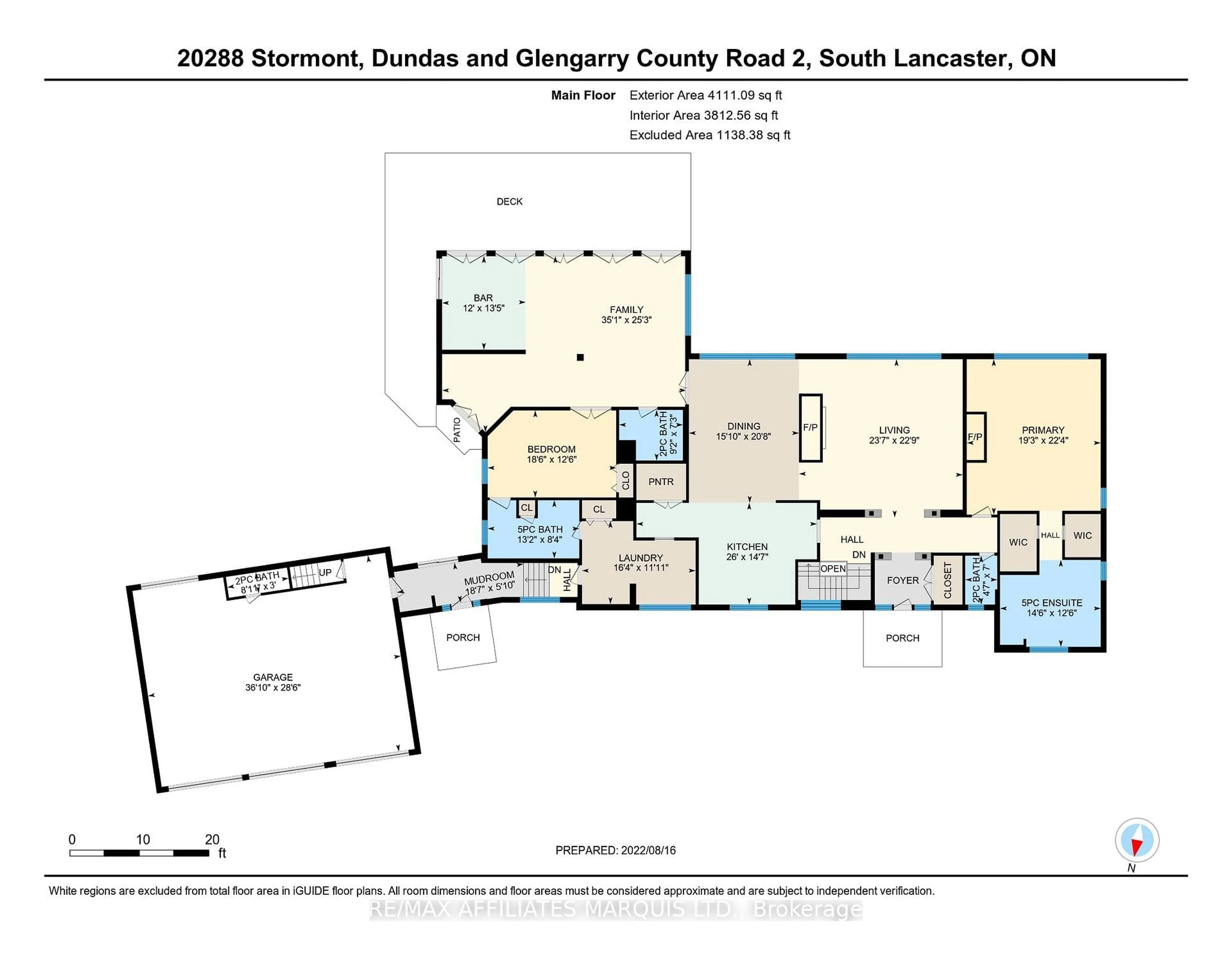 Floor plan for 20288 COUNTY ROAD 2 Rd, South Glengarry Ontario K0C 2E0