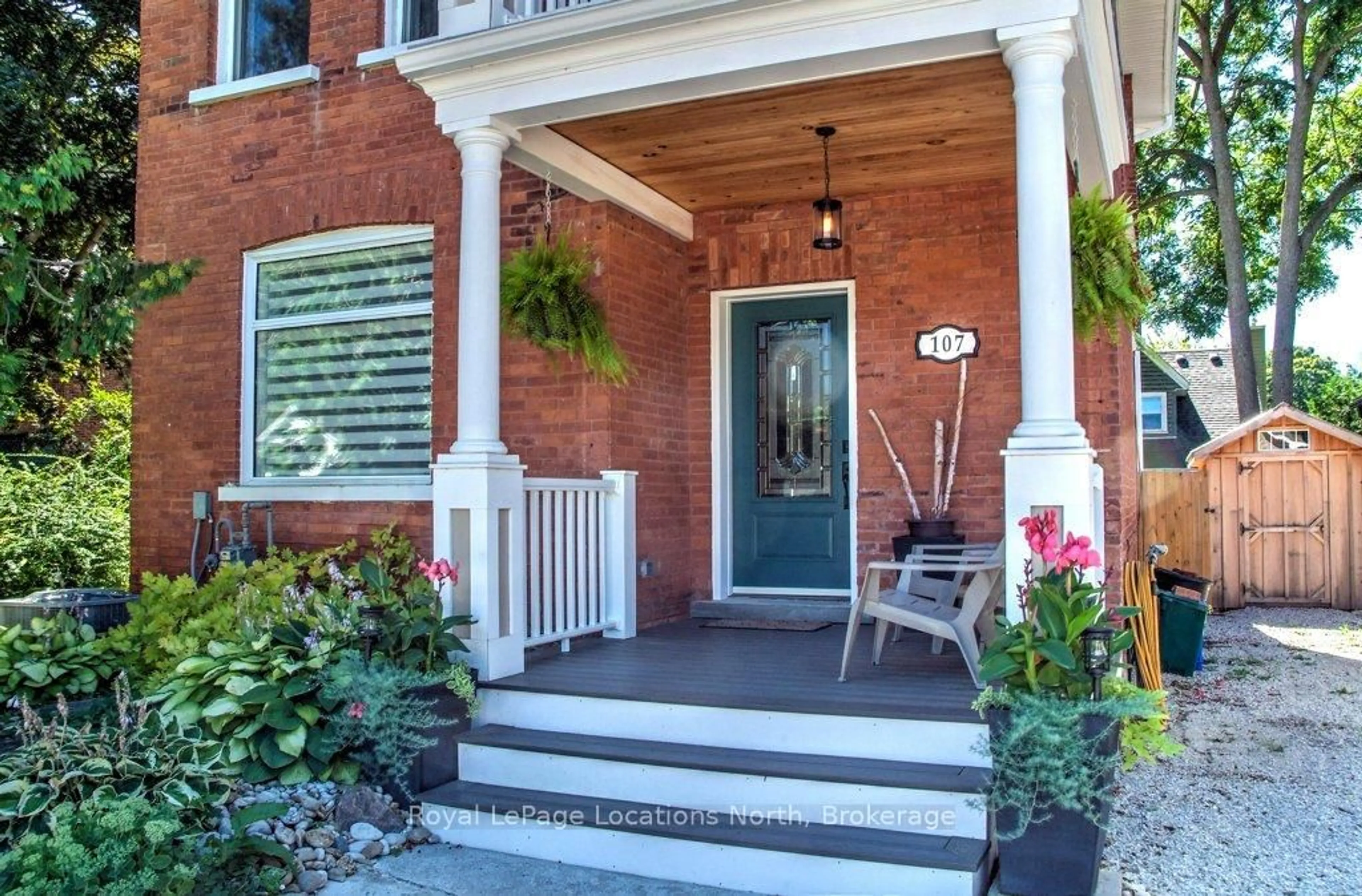 Home with brick exterior material, street for 107 Trowbridge St, Meaford Ontario N4L 1G4