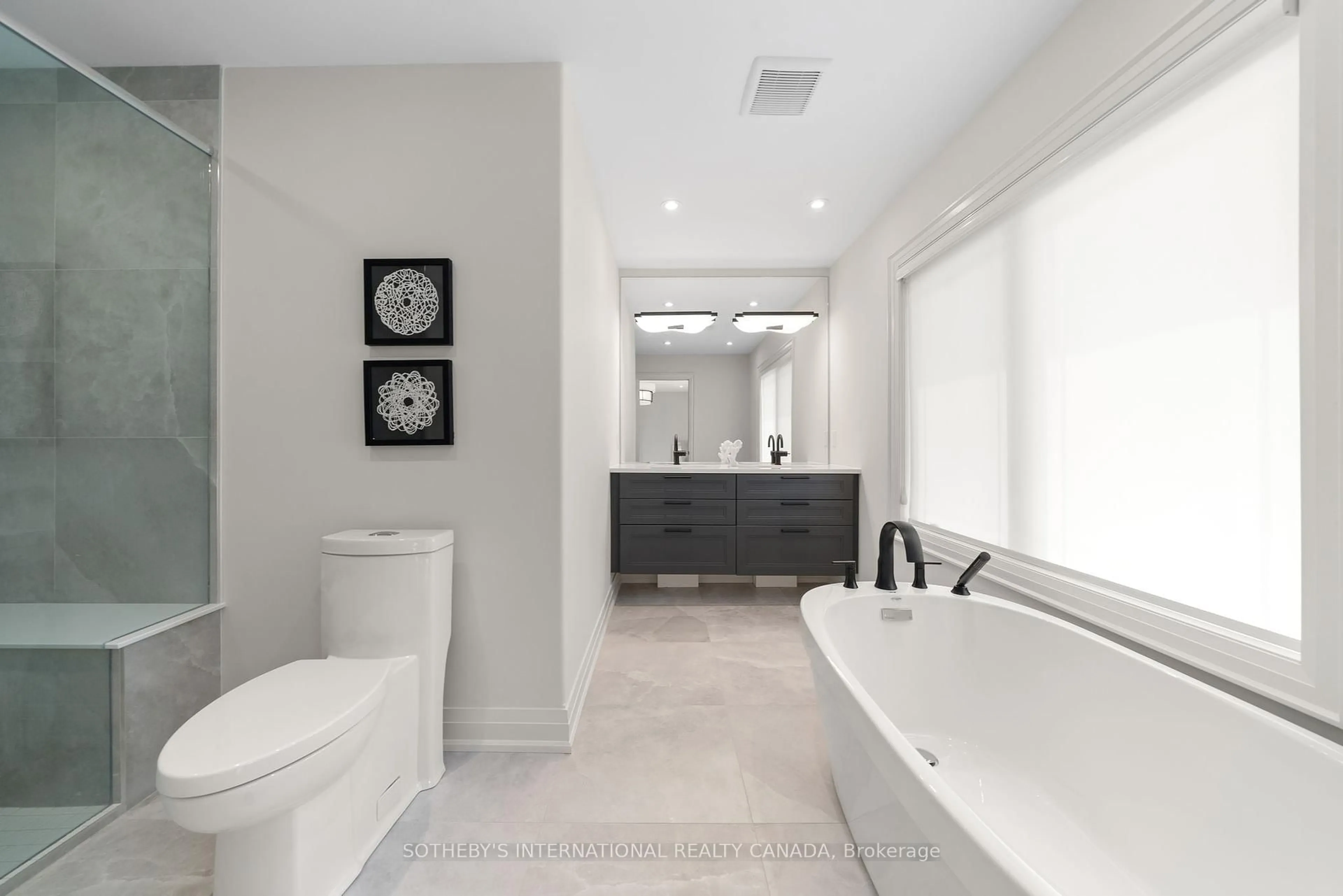 Contemporary bathroom, ceramic/tile floor for 438D Orchard Ave, Cobourg Ontario K9A 3T7