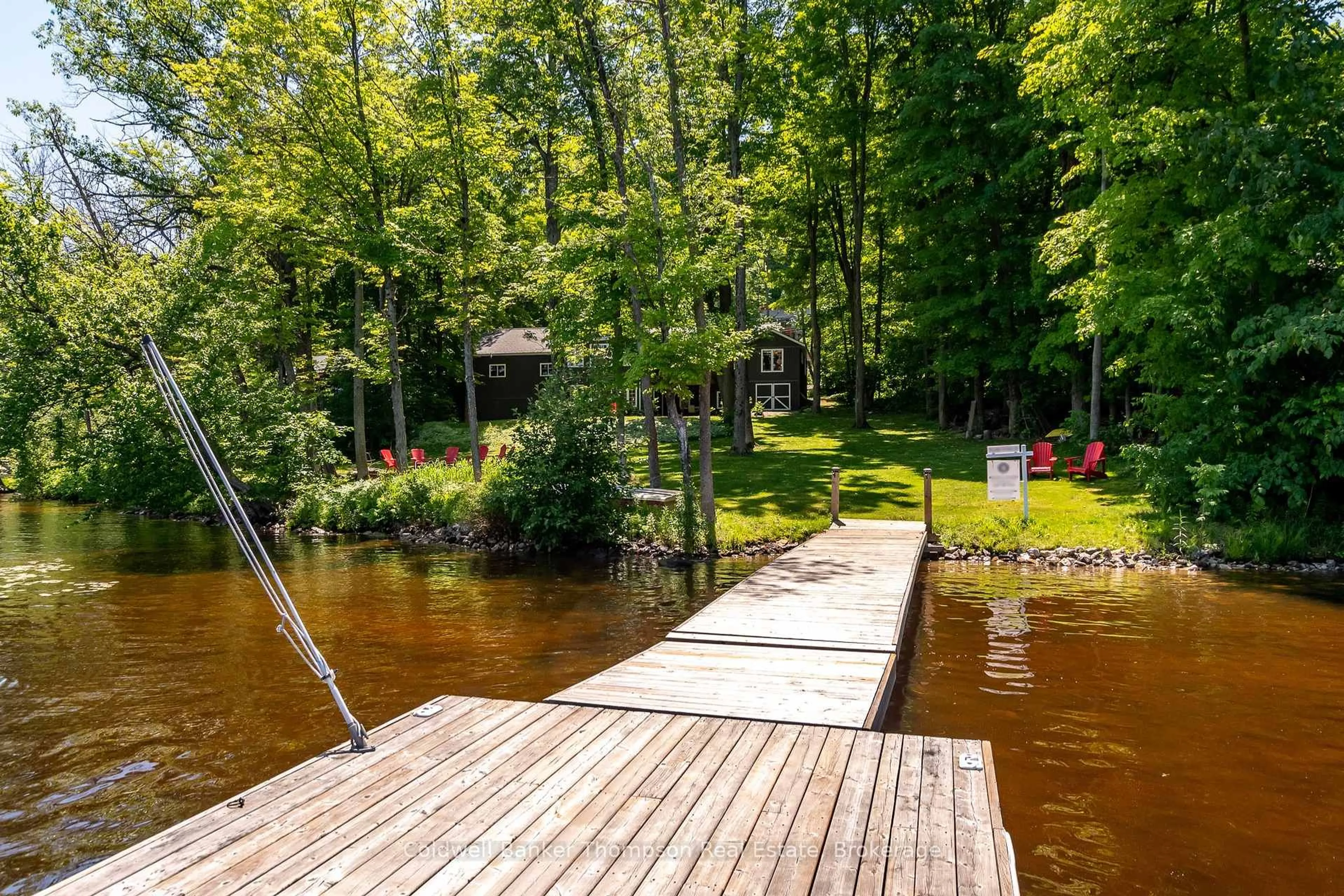 Patio, water/lake/river/ocean view for 440 Bayshore Blvd, Huntsville Ontario P1H 1Z1