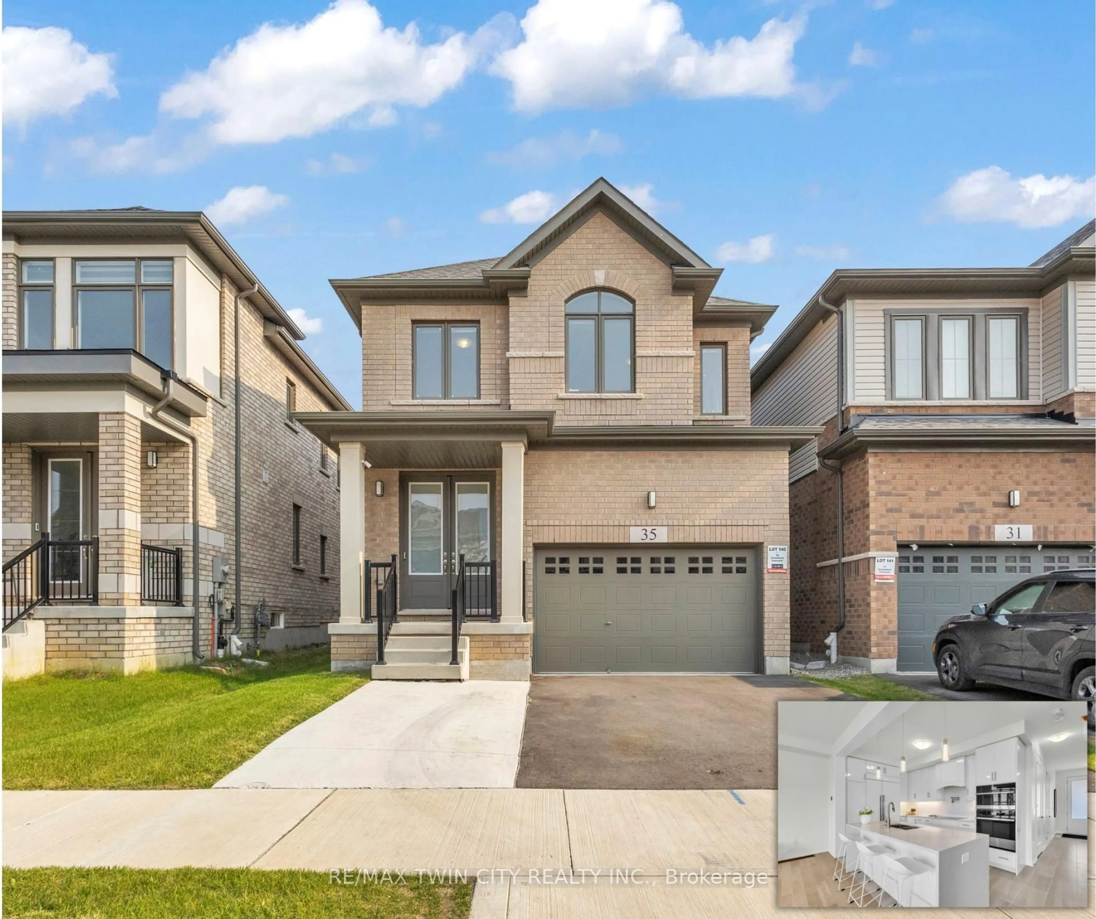 Home with brick exterior material, street for 35 Crossmore Cres, Cambridge Ontario N1S 0C7