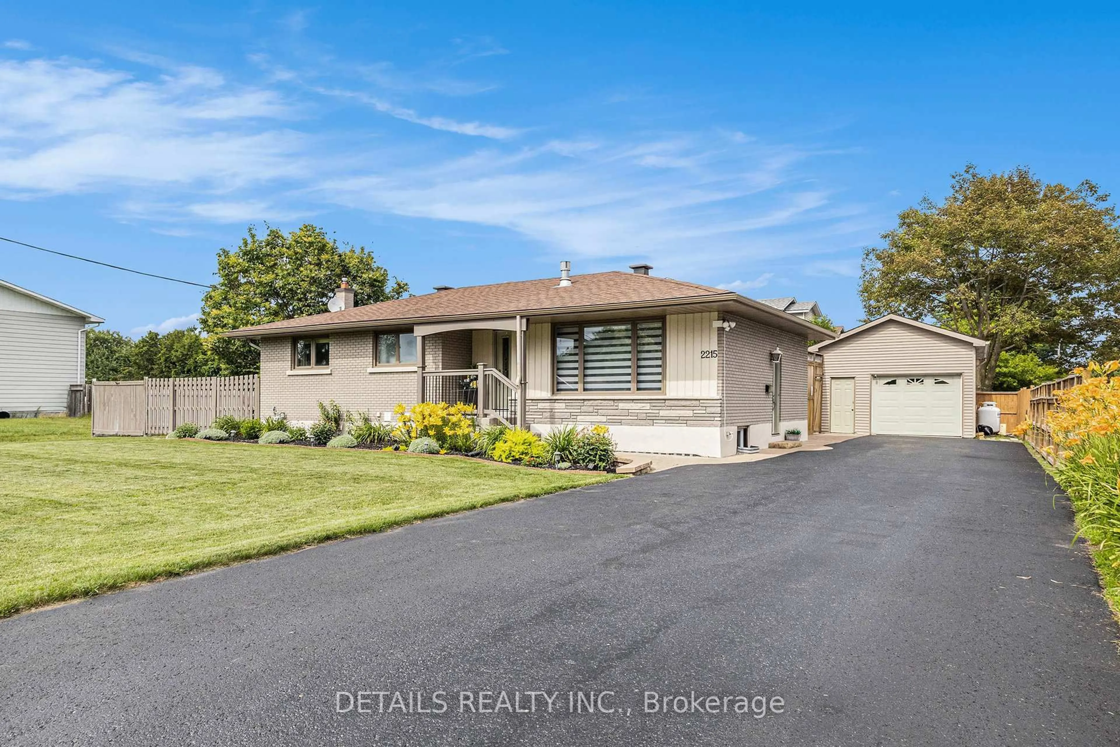 Home with vinyl exterior material, street for 2215 Boyer Rd, Orleans Ontario K1C 1R5