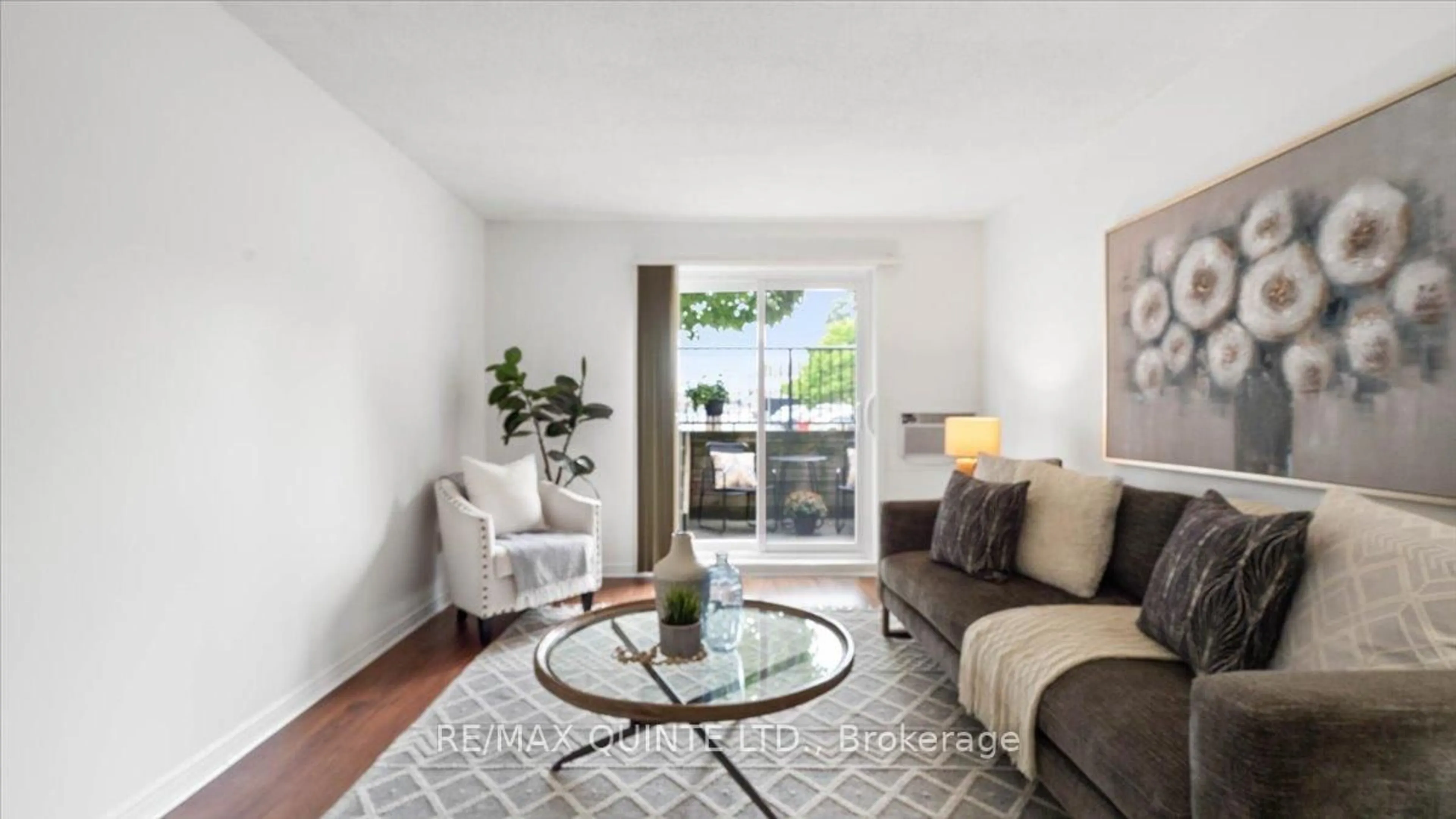 Living room with furniture, unknown for 223 North Park St #106D, Belleville Ontario K8P 5A7