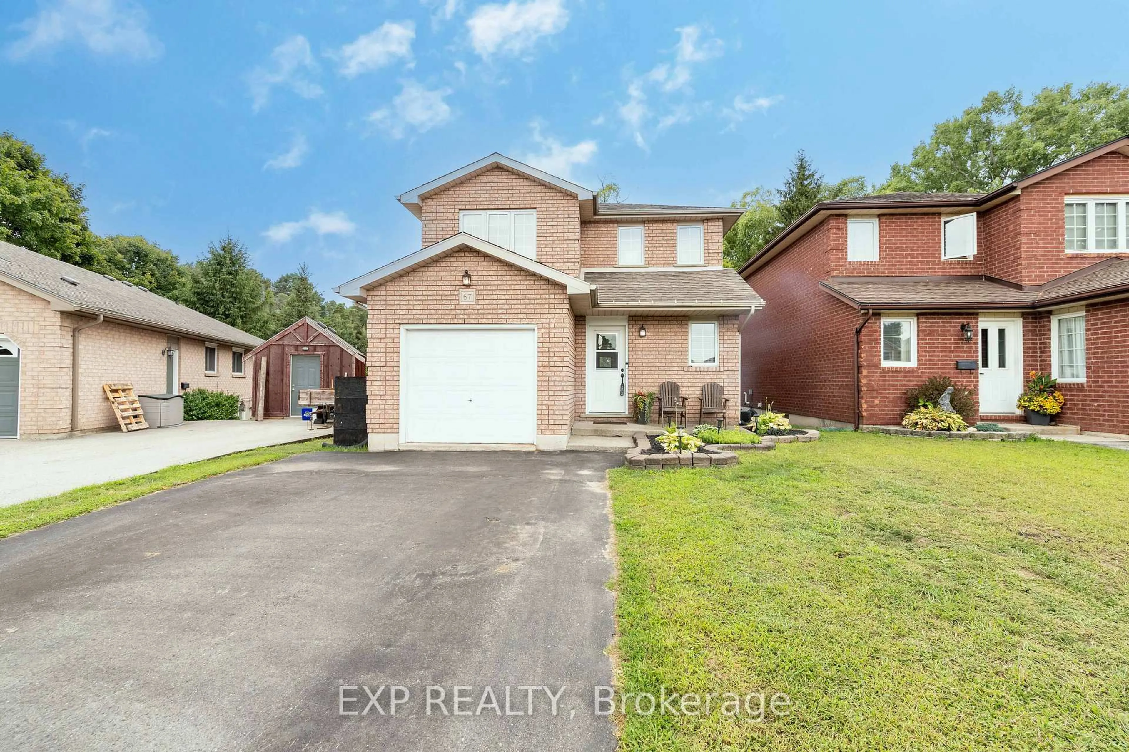 Home with brick exterior material, street for 67 Kara Lane, Tillsonburg Ontario N4G 5M2