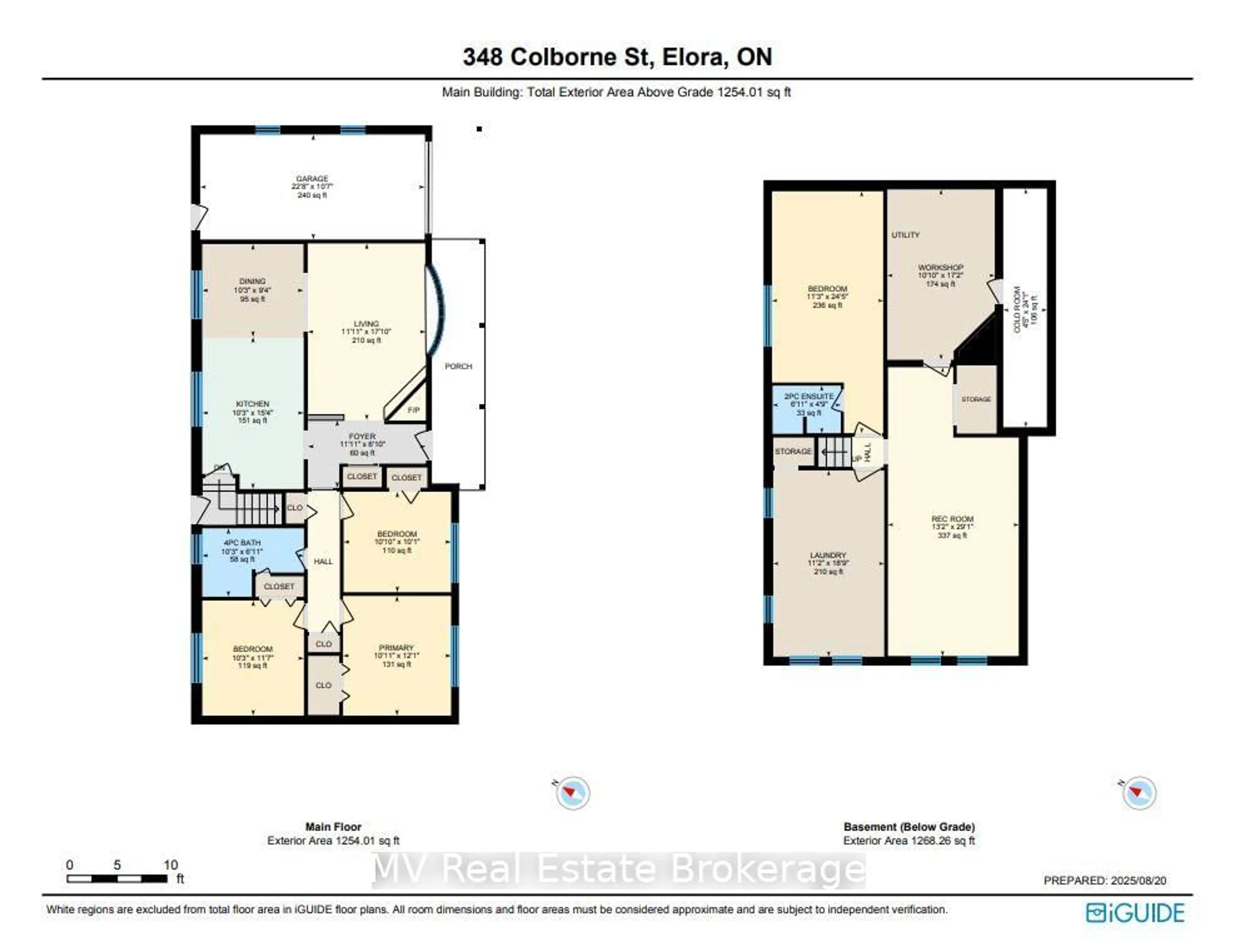 Floor plan for 348 Colborne St, Centre Wellington Ontario N0B 1S0
