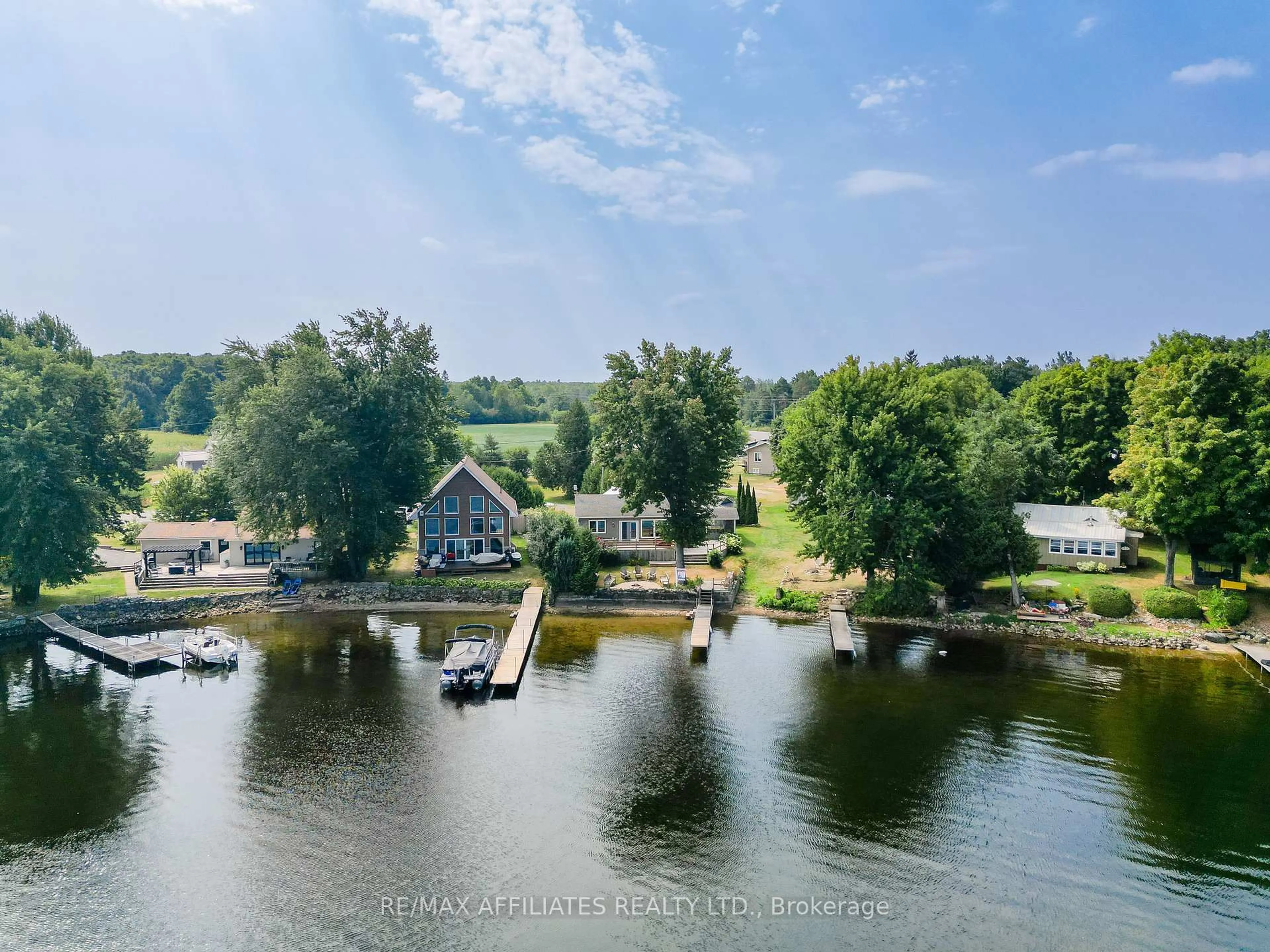A pic from outside/outdoor area/front of a property/back of a property/a pic from drone, water/lake/river/ocean view for 3526 9th Line Rd, Carleton Place Ontario K7C 3P2
