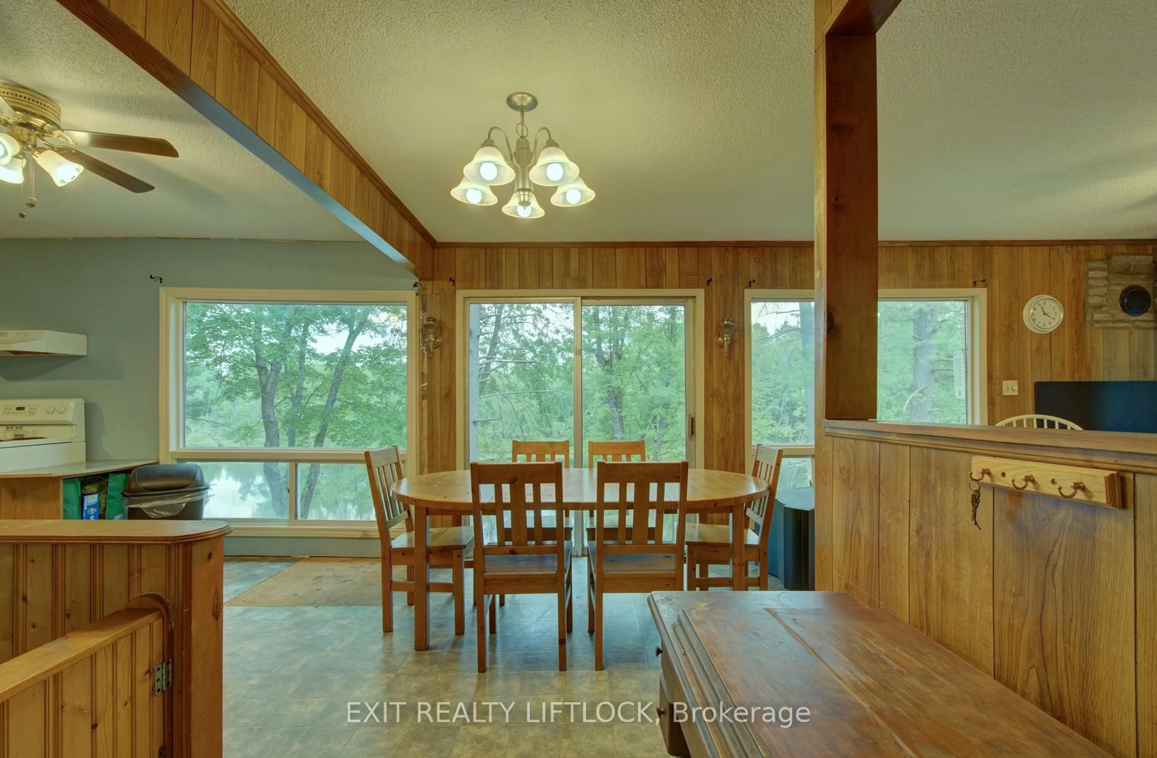 Dining room, wood/laminate floor for 88 Fire Route 6A, Havelock-Belmont-Methuen Ontario K0L 1Z0
