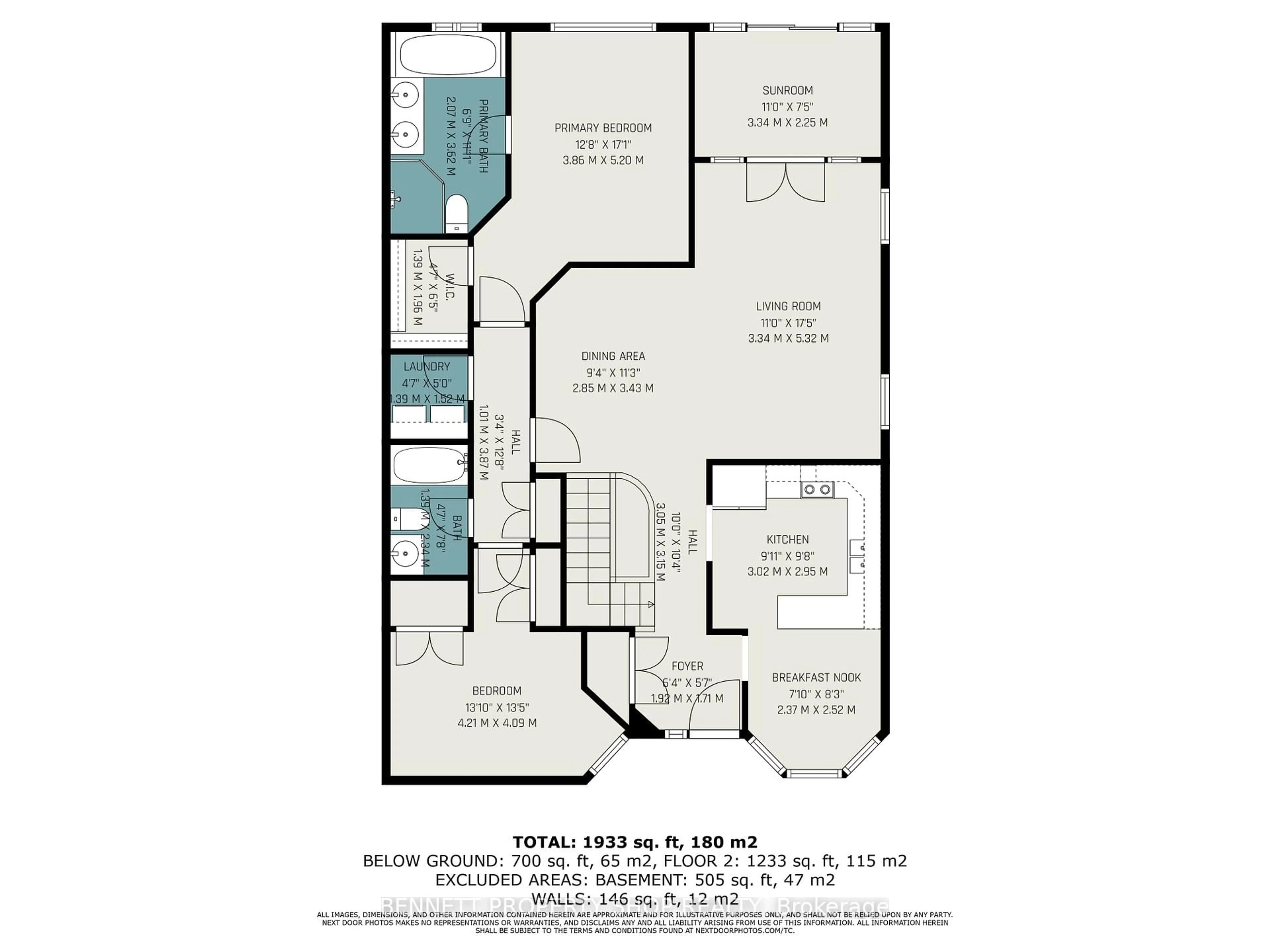 Floor plan for 813 Hot Springs Way, Ottawa Ontario K1V 1R9
