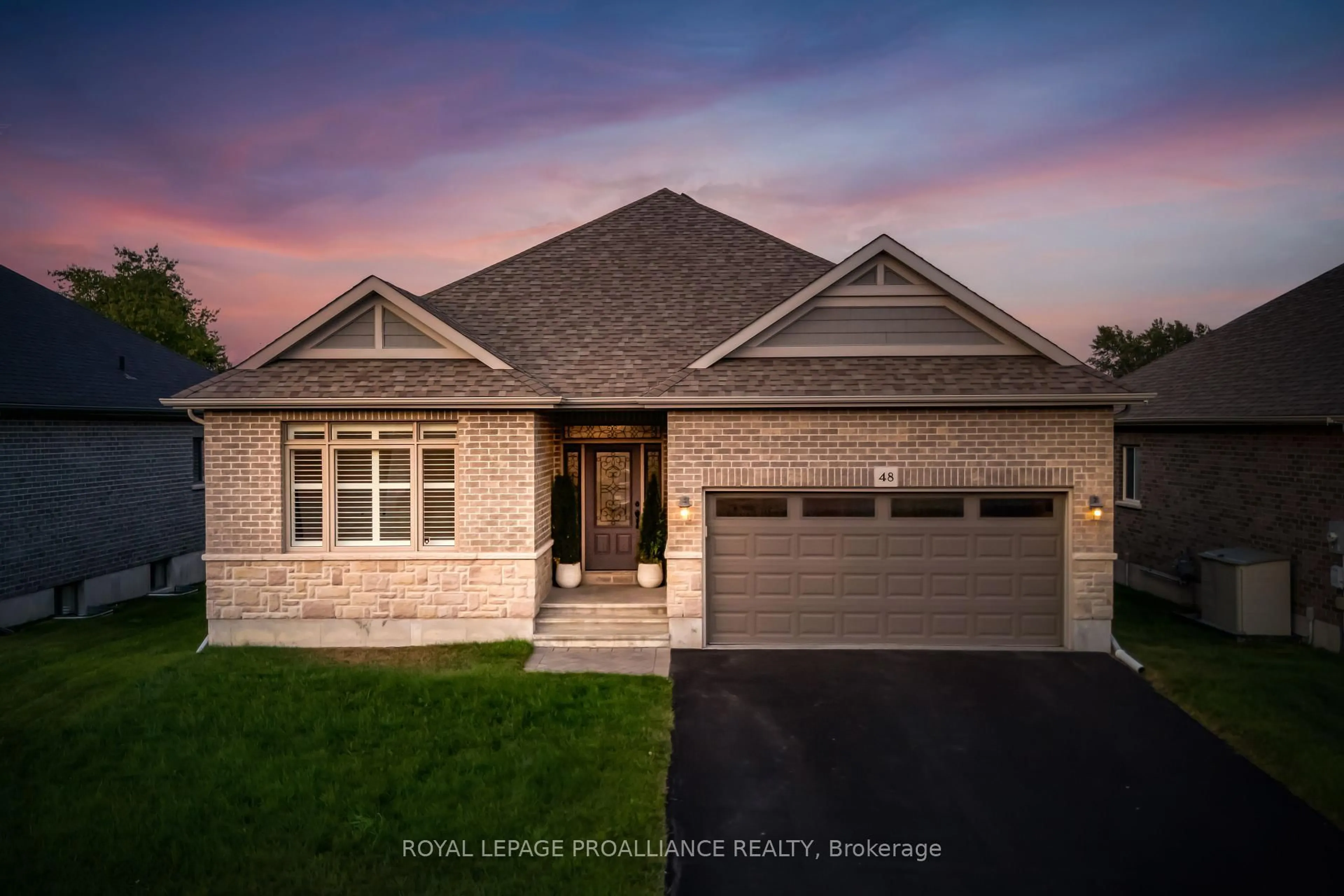 Home with brick exterior material, street for 48 Stonecrest Blvd, Quinte West Ontario K8R 0A4