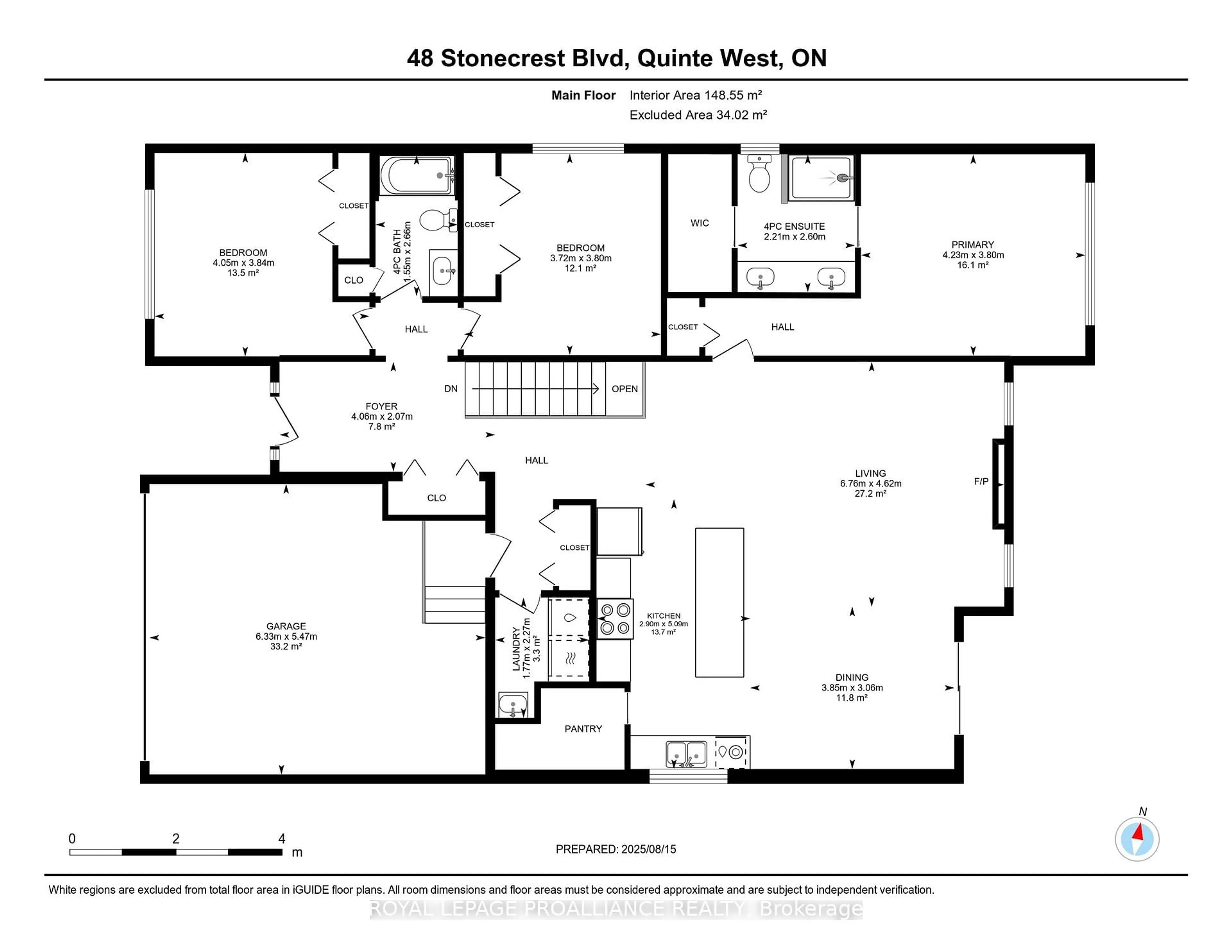 Floor plan for 48 Stonecrest Blvd, Quinte West Ontario K8R 0A4