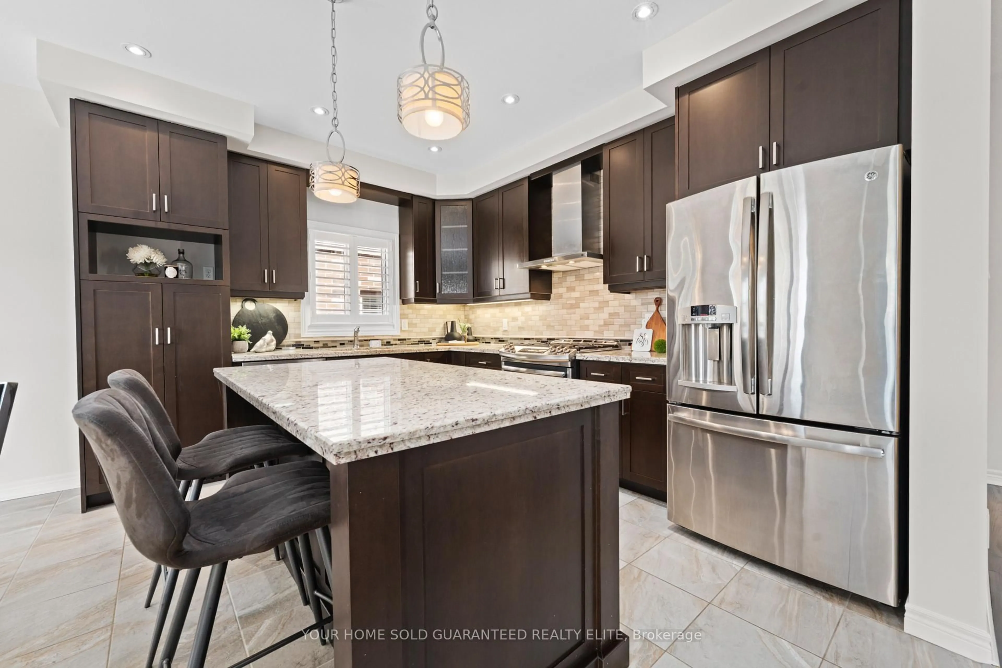 Contemporary kitchen, ceramic/tile floor for 114 Lampman Dr, Grimsby Ontario L3M 0E7