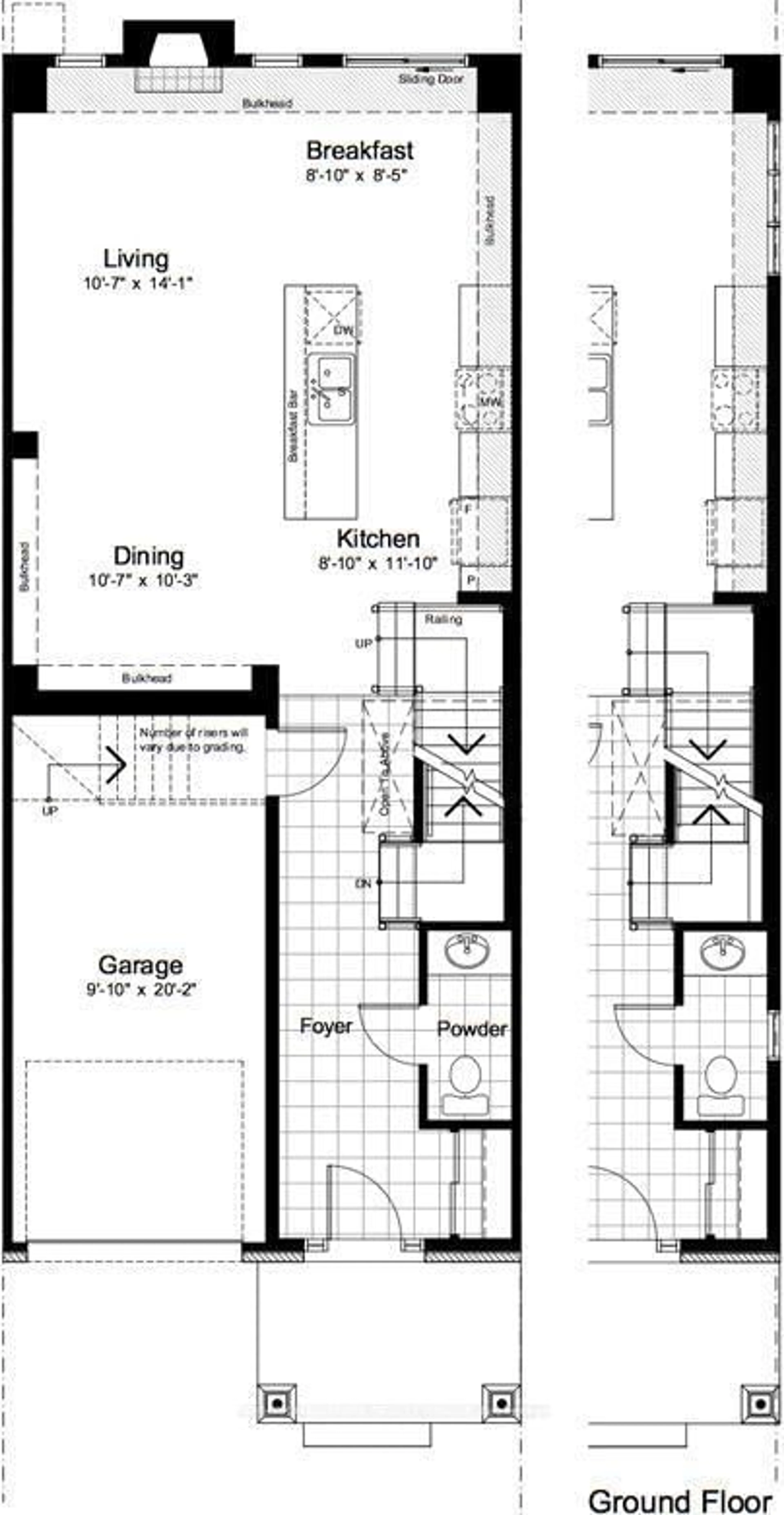Floor plan for 117 Overberg Way, Ottawa Ontario K2S 0V9