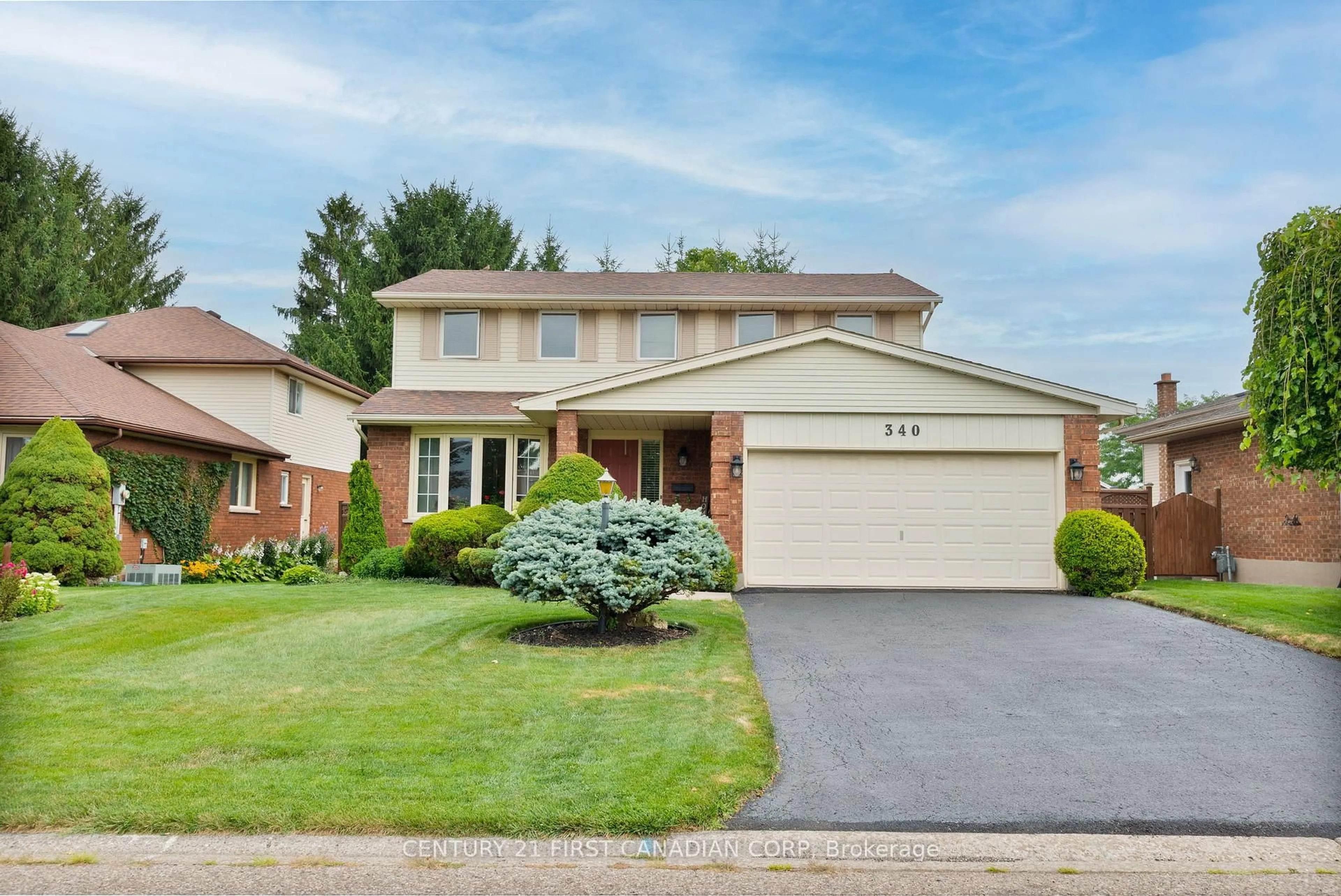 Home with brick exterior material, street for 340 Canterbury Pl, Central Elgin Ontario N0L 1B0