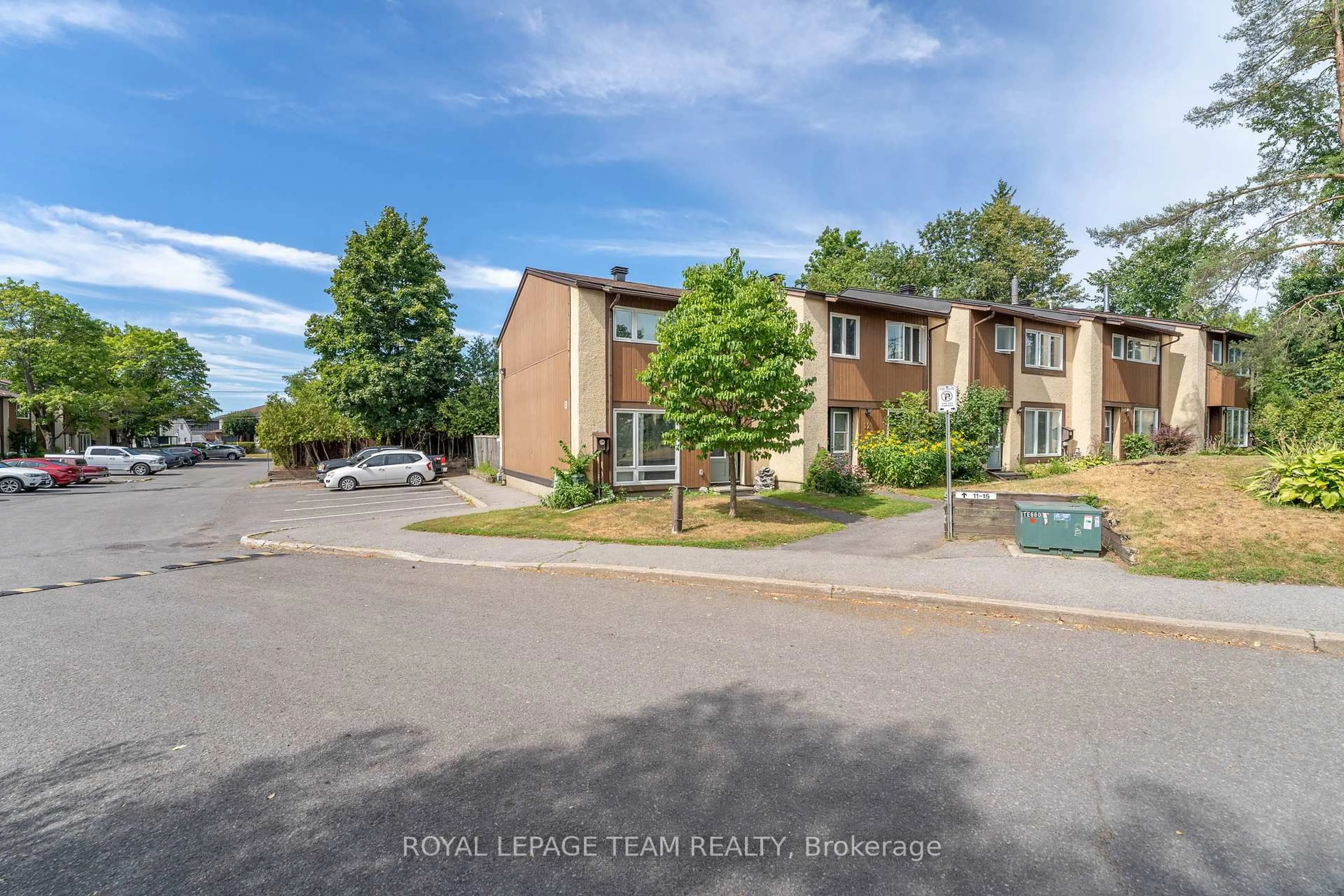 A pic from outside/outdoor area/front of a property/back of a property/a pic from drone, street for 3691 Albion Rd #15, Ottawa Ontario K1T 1P2