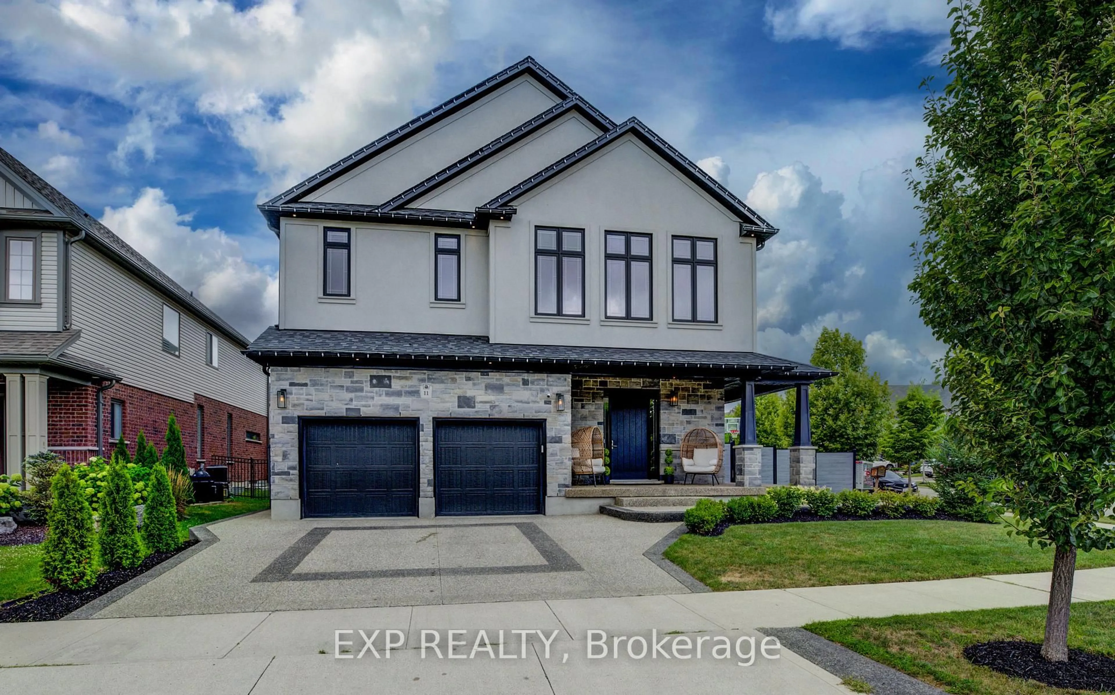 Home with brick exterior material, street for 11 Deer Creek St, Kitchener Ontario N2A 0E7