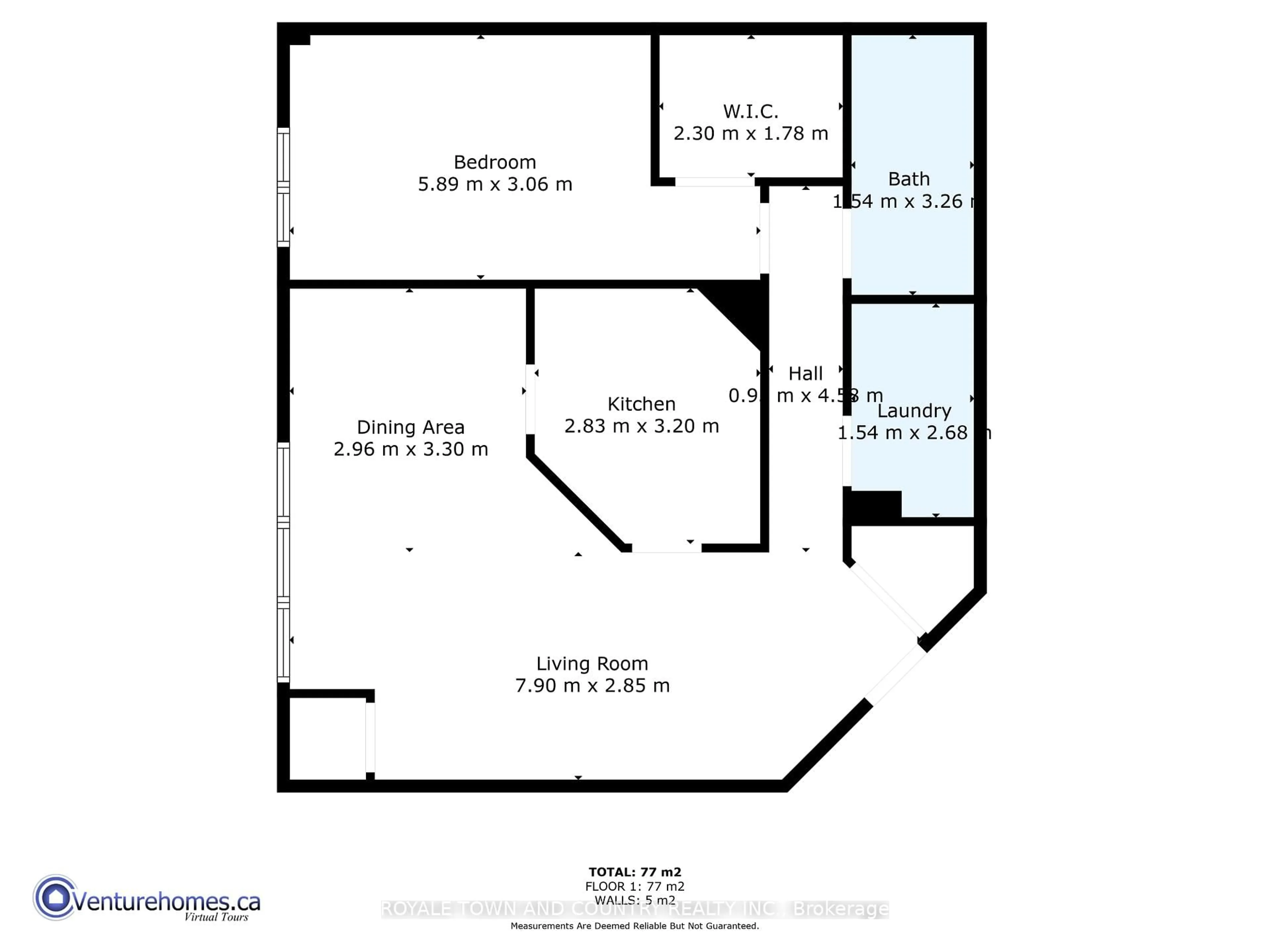 Floor plan for 8 Huron St #302, Kawartha Lakes Ontario K9V 6K3
