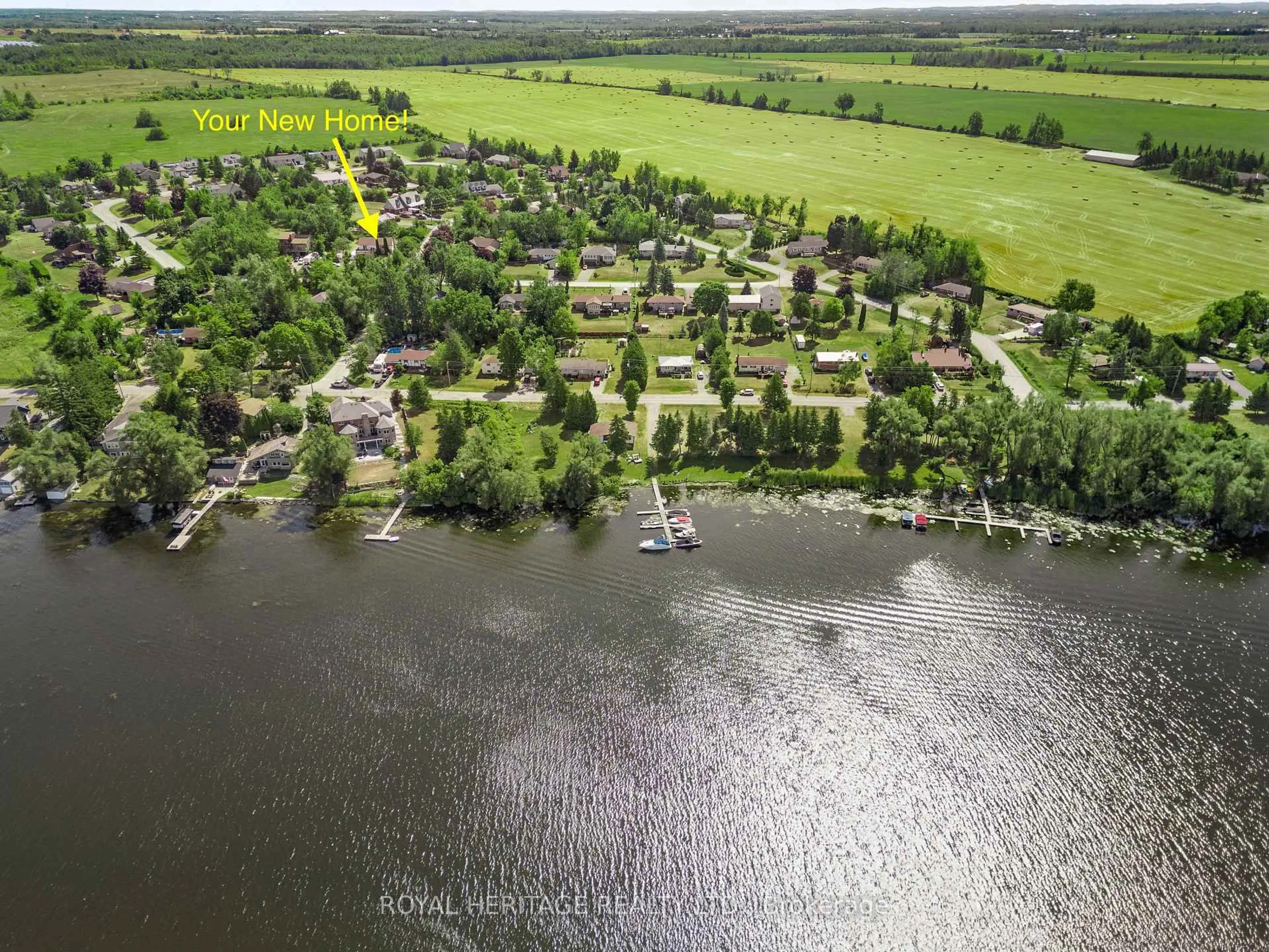 A pic from outside/outdoor area/front of a property/back of a property/a pic from drone, water/lake/river/ocean view for 20 Buckhorn Rd, Kawartha Lakes Ontario K9V 4R6