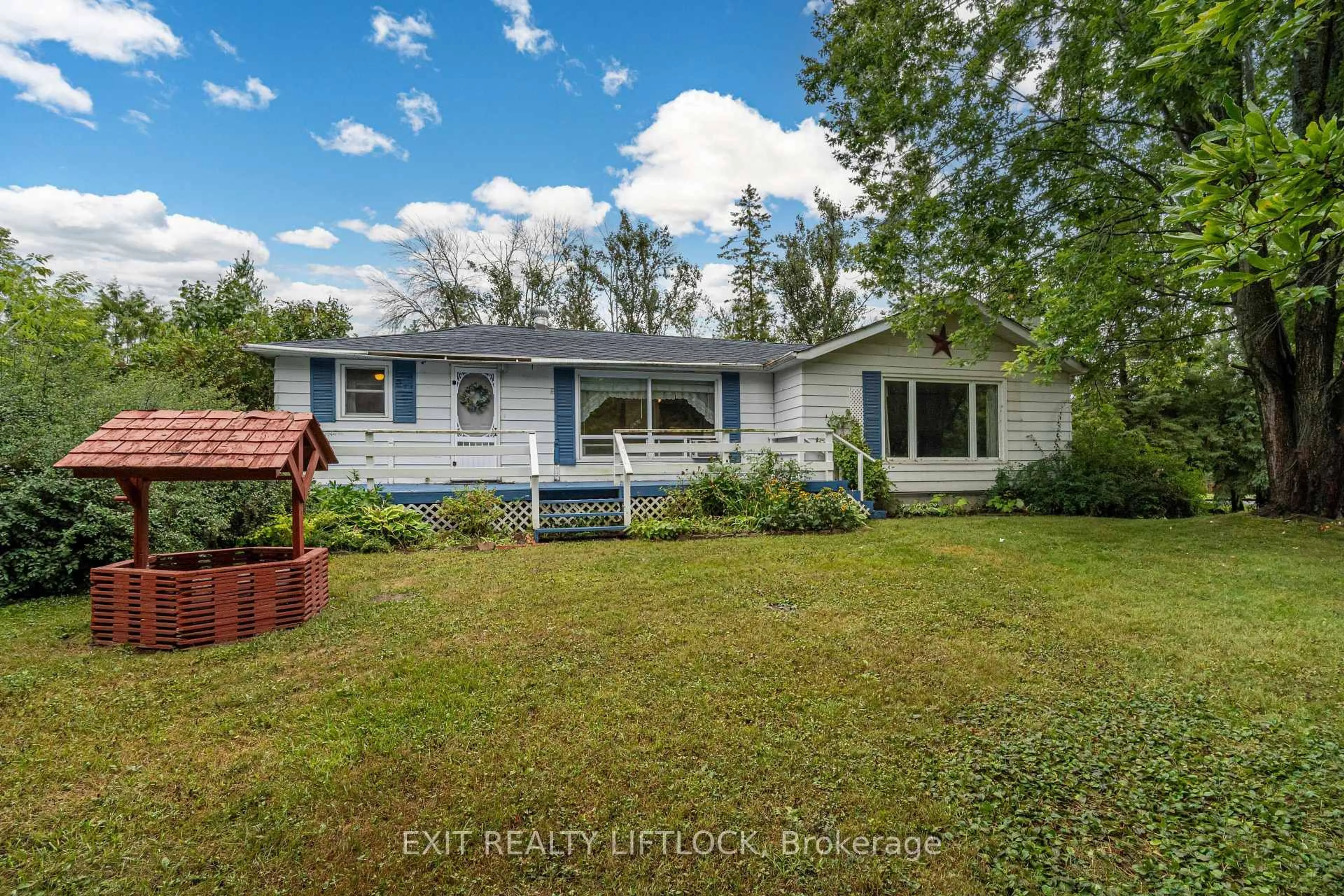 A pic from outside/outdoor area/front of a property/back of a property/a pic from drone, street for 80 Kenedon Dr, Kawartha Lakes Ontario K0L 2W0