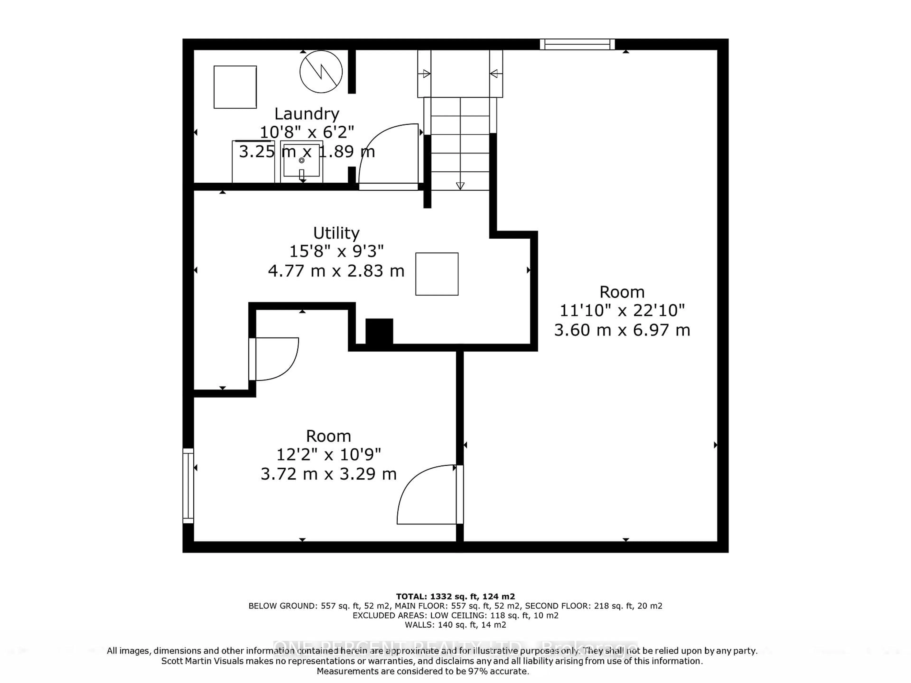 Floor plan for 284 Anna Ave, Ottawa Ontario K1Z 7V6
