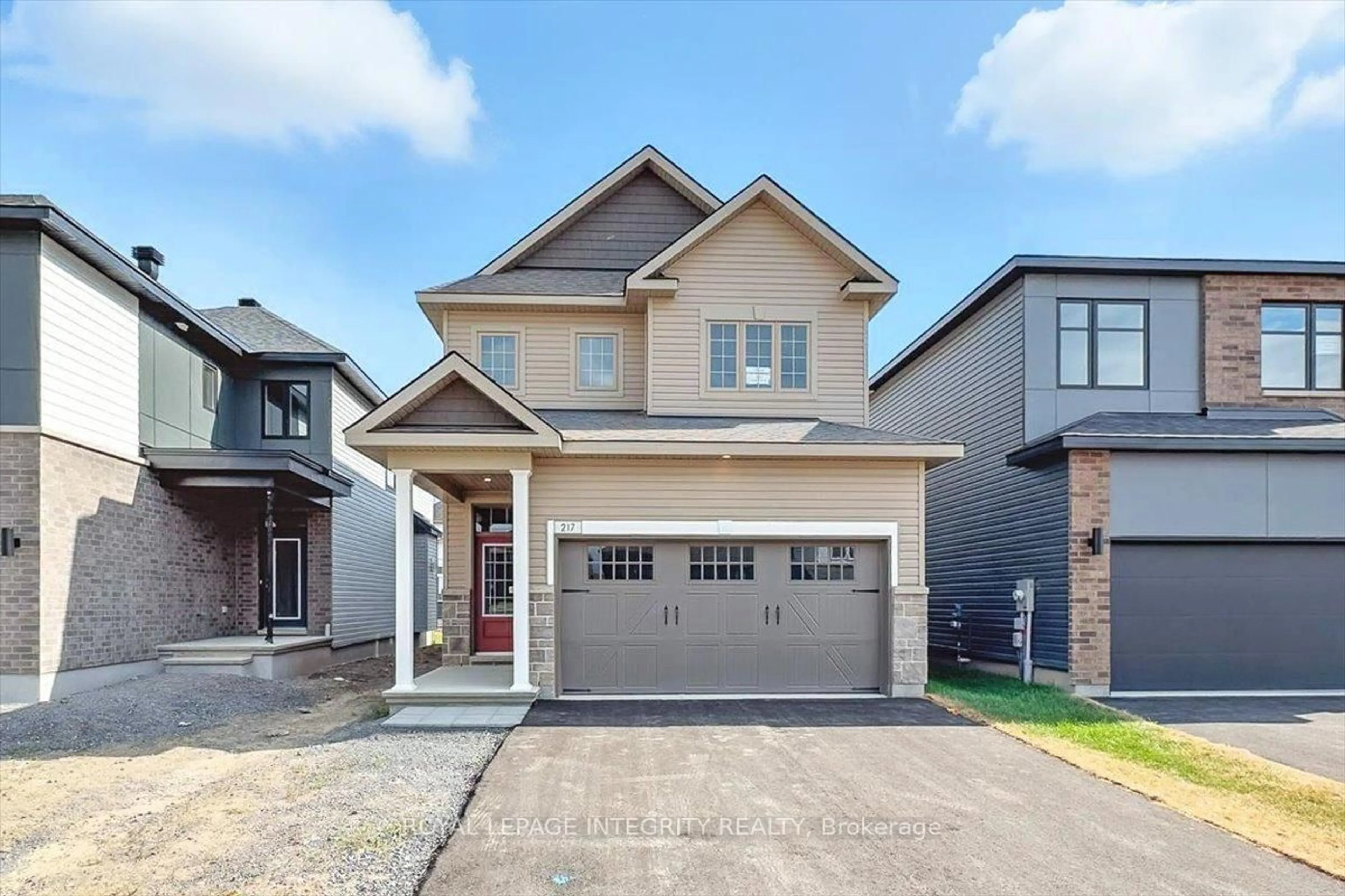 Home with brick exterior material, street for 217 Massalia Cres, Orleans Ontario K4A 5R1
