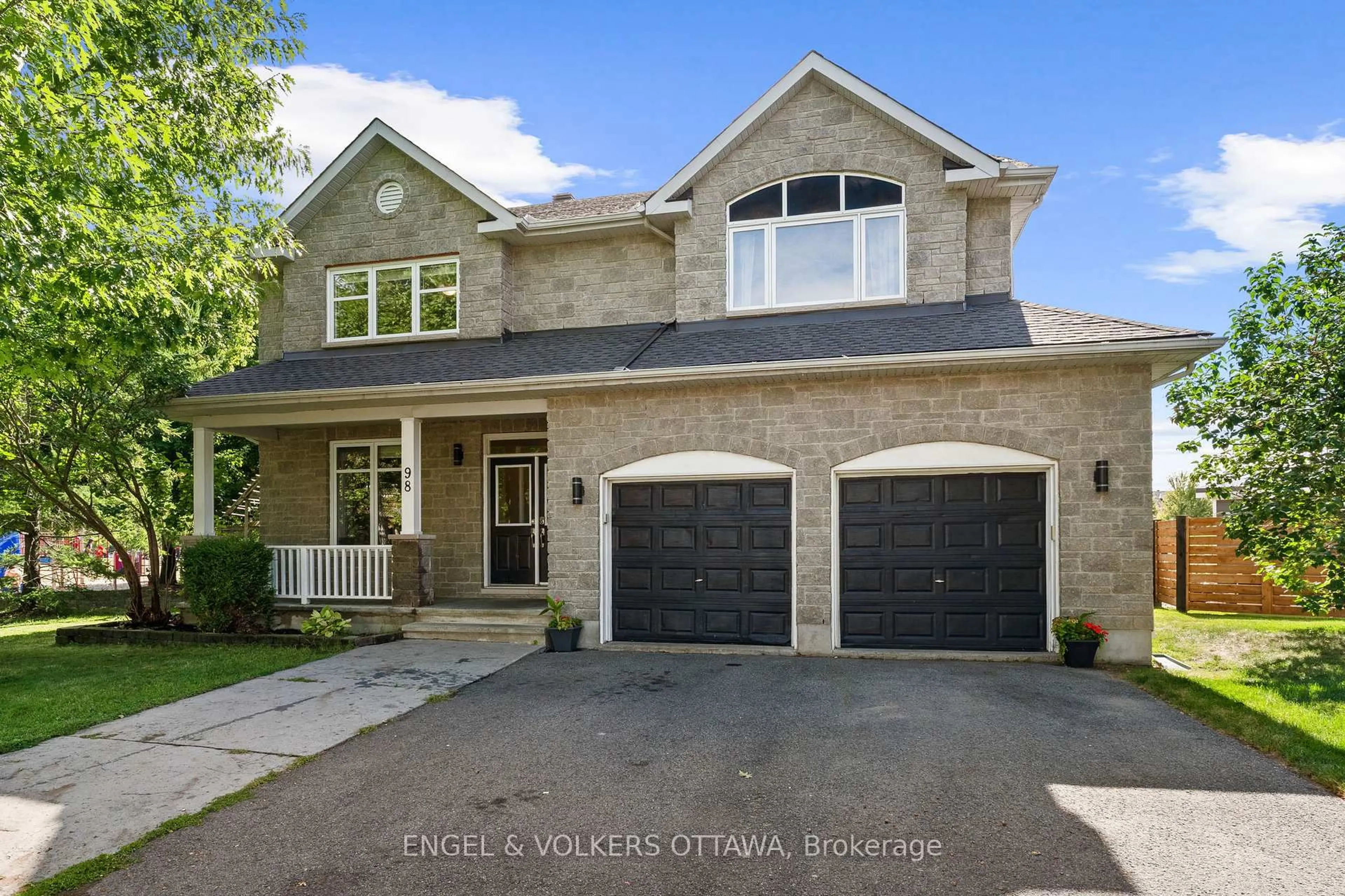 Home with brick exterior material, street for 98 Anfield Cres, Barrhaven Ontario K2G 7B7