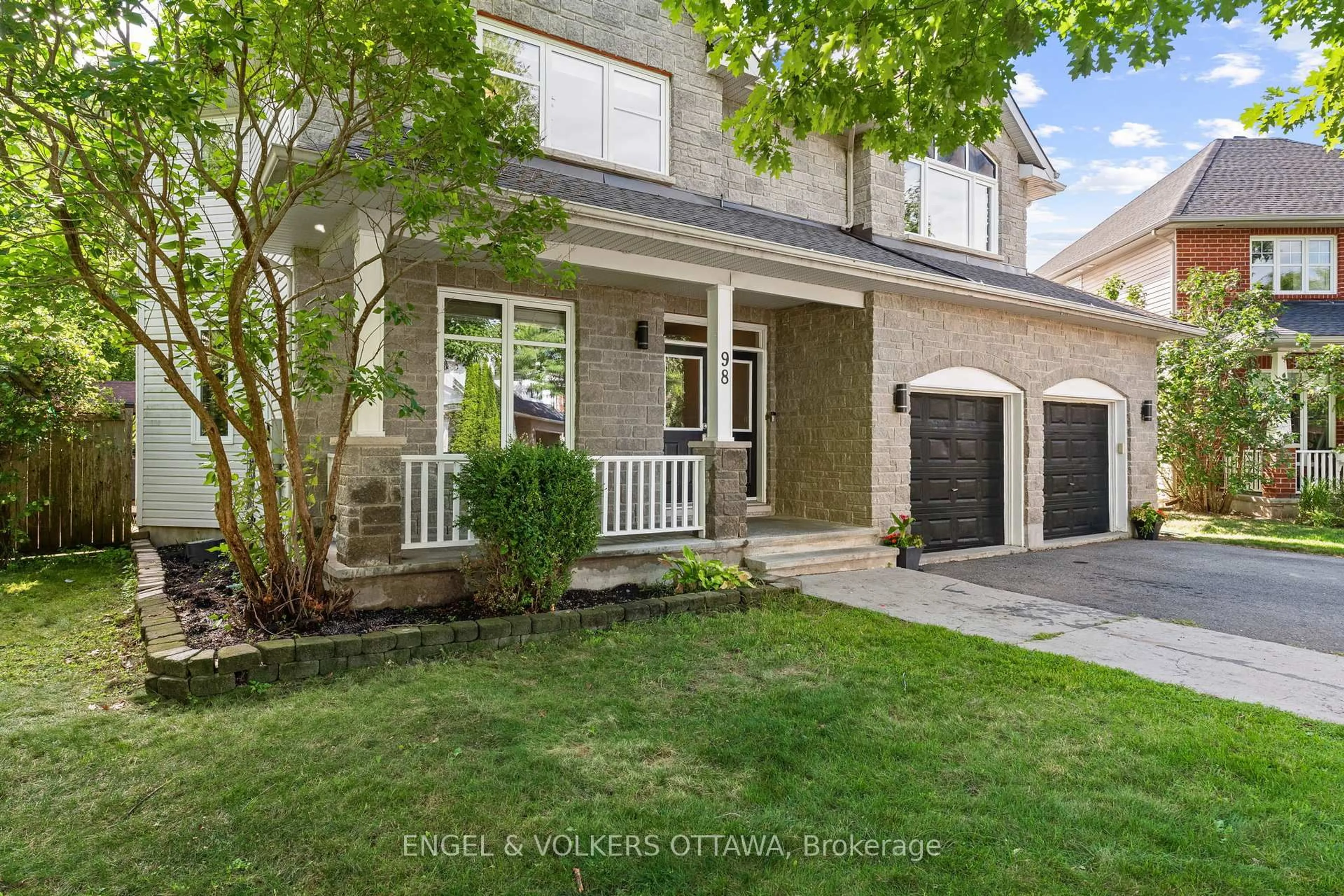 Home with brick exterior material, street for 98 Anfield Cres, Barrhaven Ontario K2G 7B7