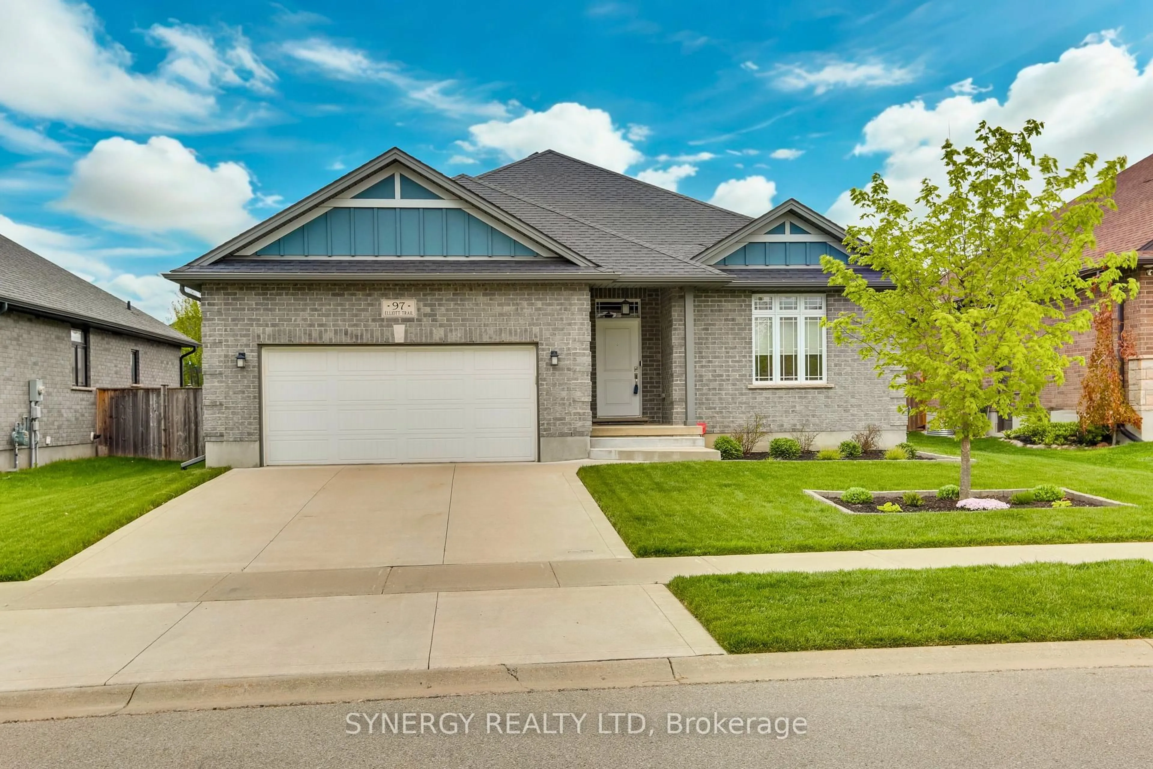 Home with brick exterior material, street for 97 Elliott Tr, Thames Centre Ontario N0M 2P0
