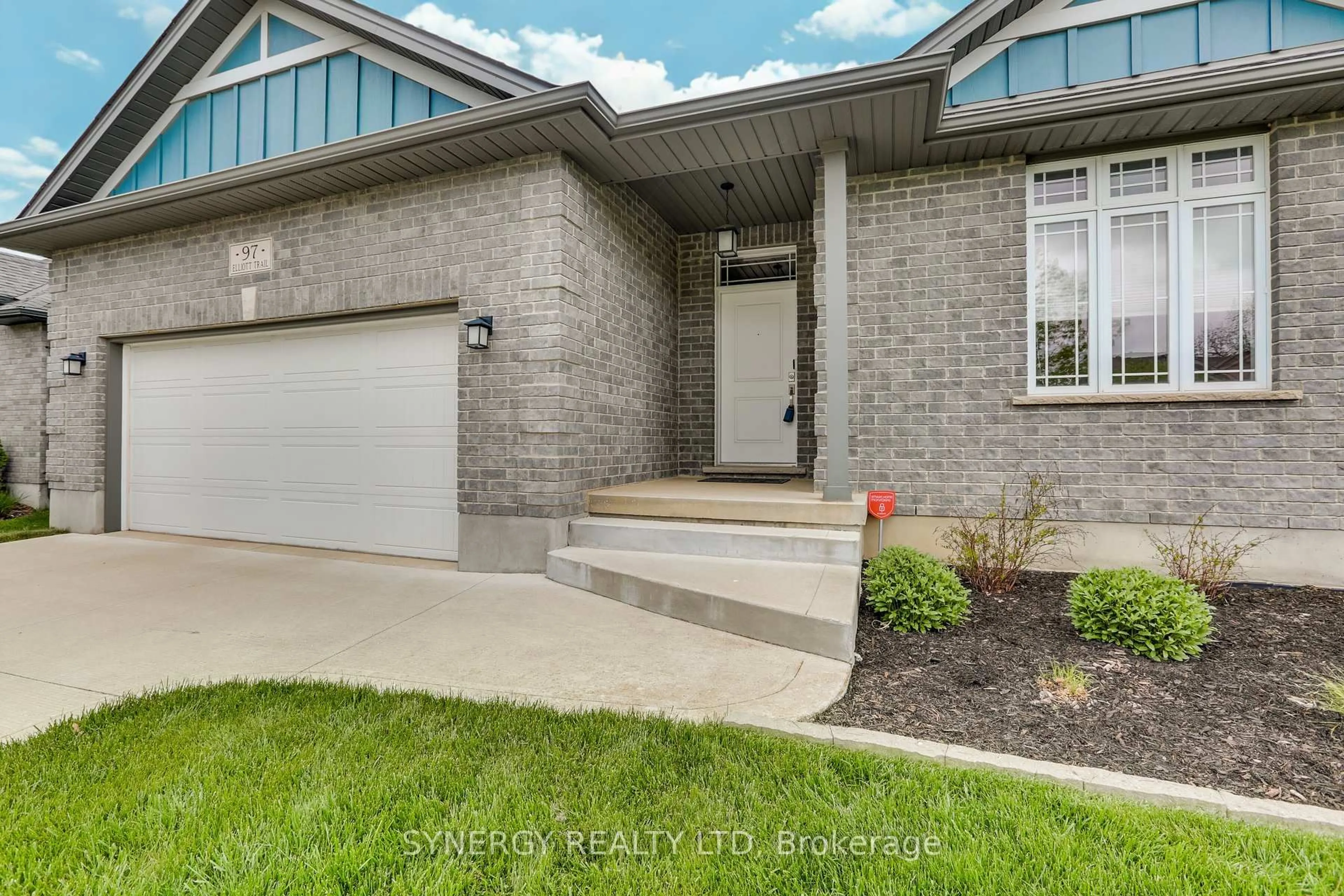 Home with brick exterior material, street for 97 Elliott Tr, Thames Centre Ontario N0M 2P0