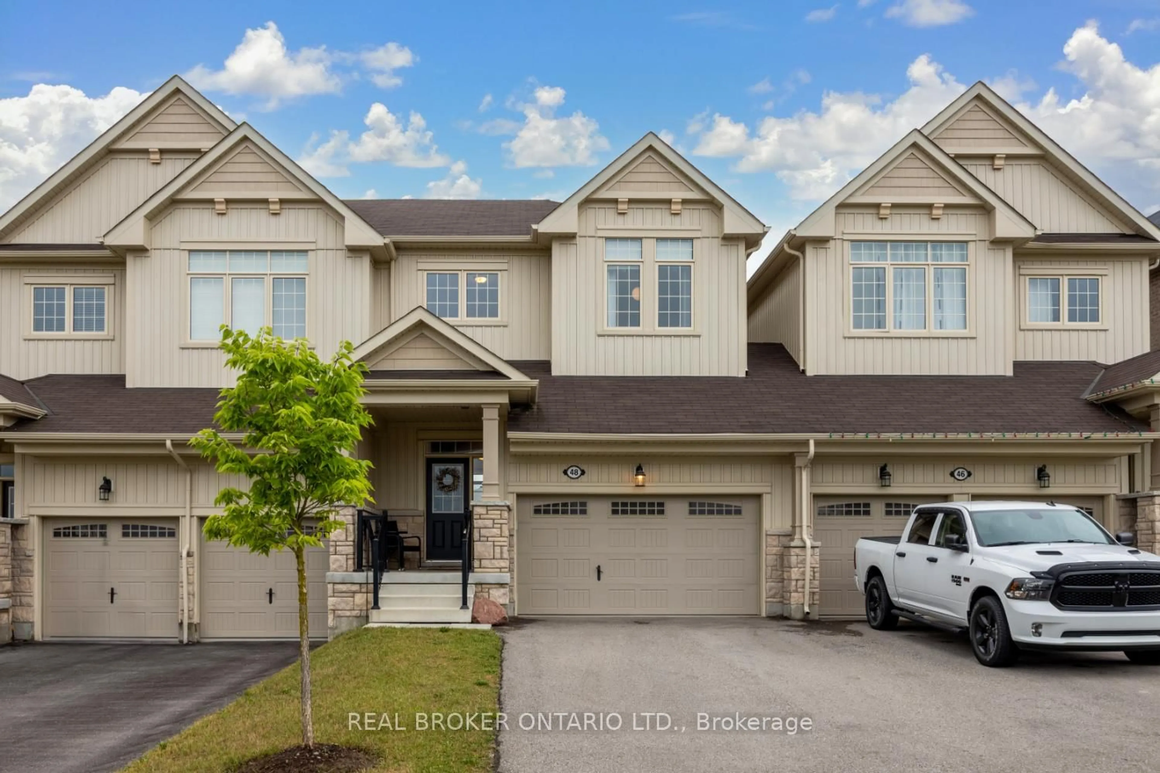 Home with brick exterior material, street for 48 Highlands Blvd, Cavan Monaghan Ontario L0A 1G0