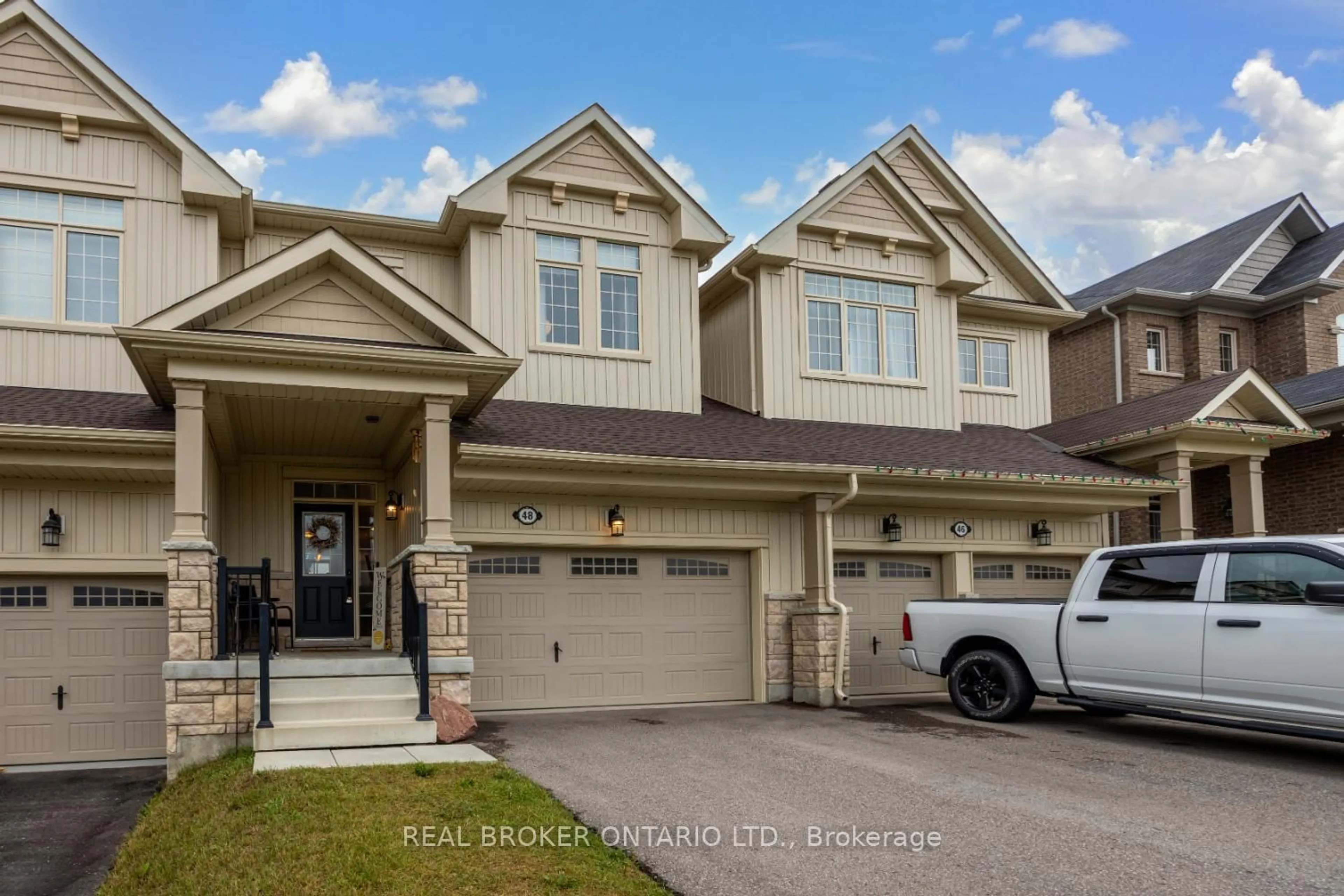 Home with brick exterior material, street for 48 Highlands Blvd, Cavan Monaghan Ontario L0A 1G0