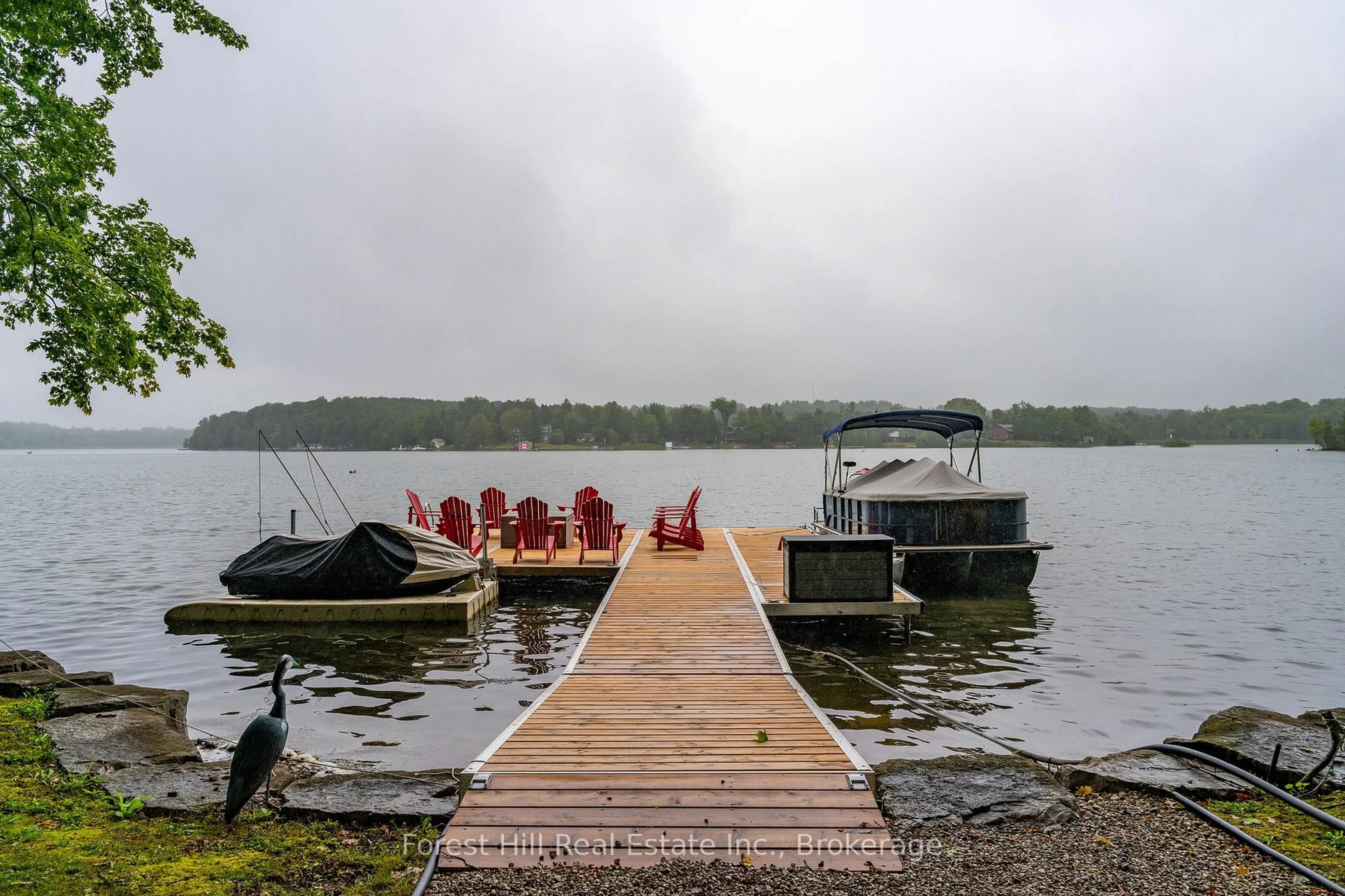 Patio, water/lake/river/ocean view for 227 Peters Cres, Grey Highlands Ontario N0C 1E0