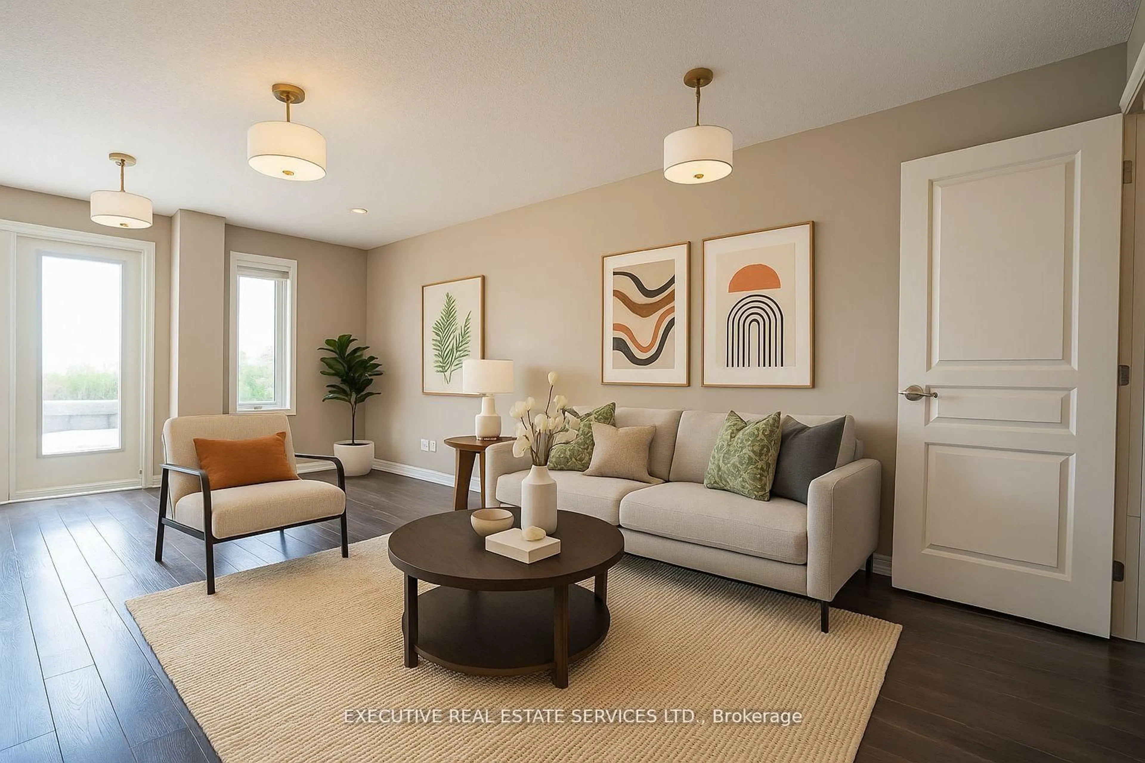 Living room with furniture, unknown for 153 FAIRFIELD Dr, Stratford Ontario N5A 6S2