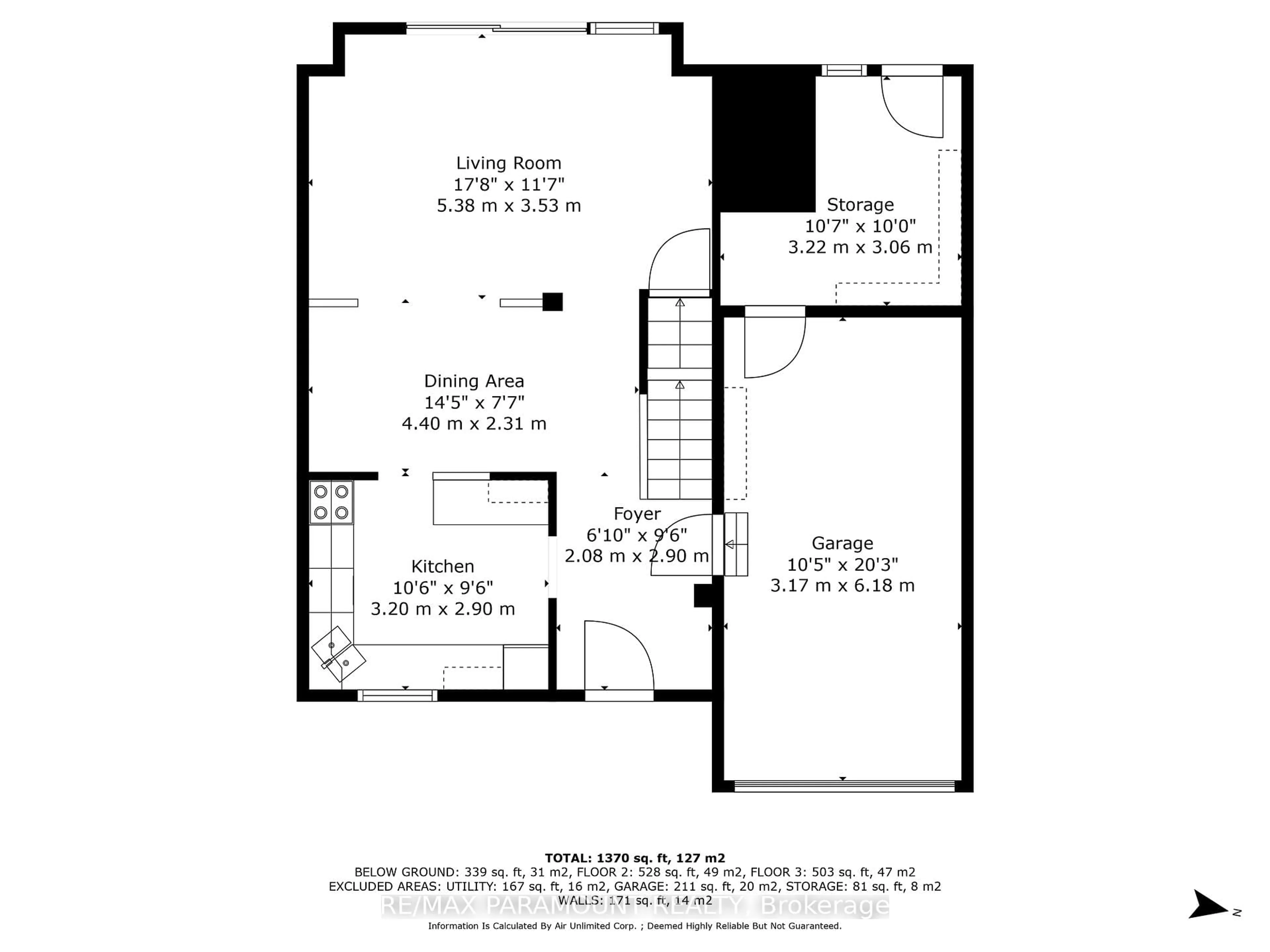 Floor plan for 32 Enfield Dr, Cambridge Ontario N1P 1A5