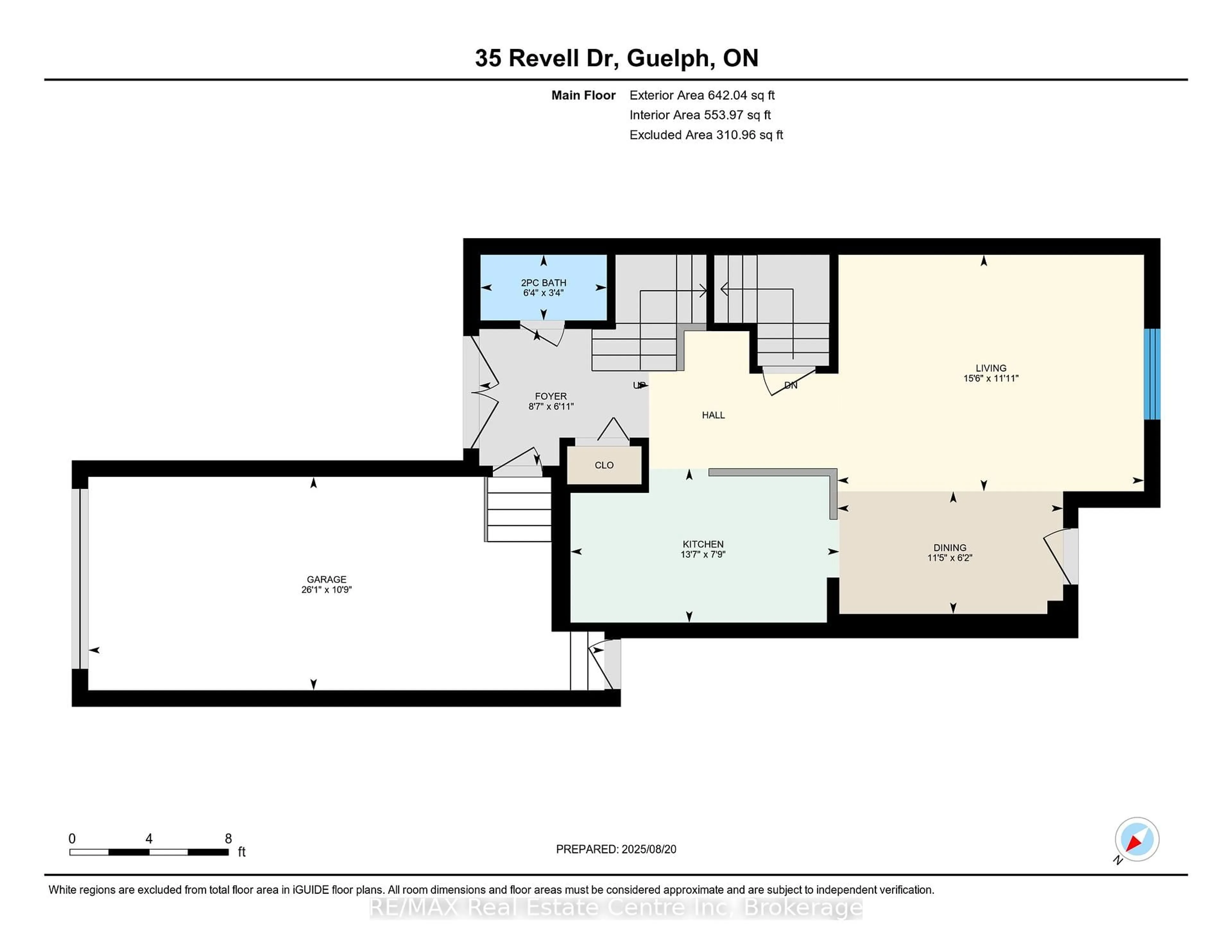 Floor plan for 35 Revell Dr, Guelph Ontario N1G 0B2