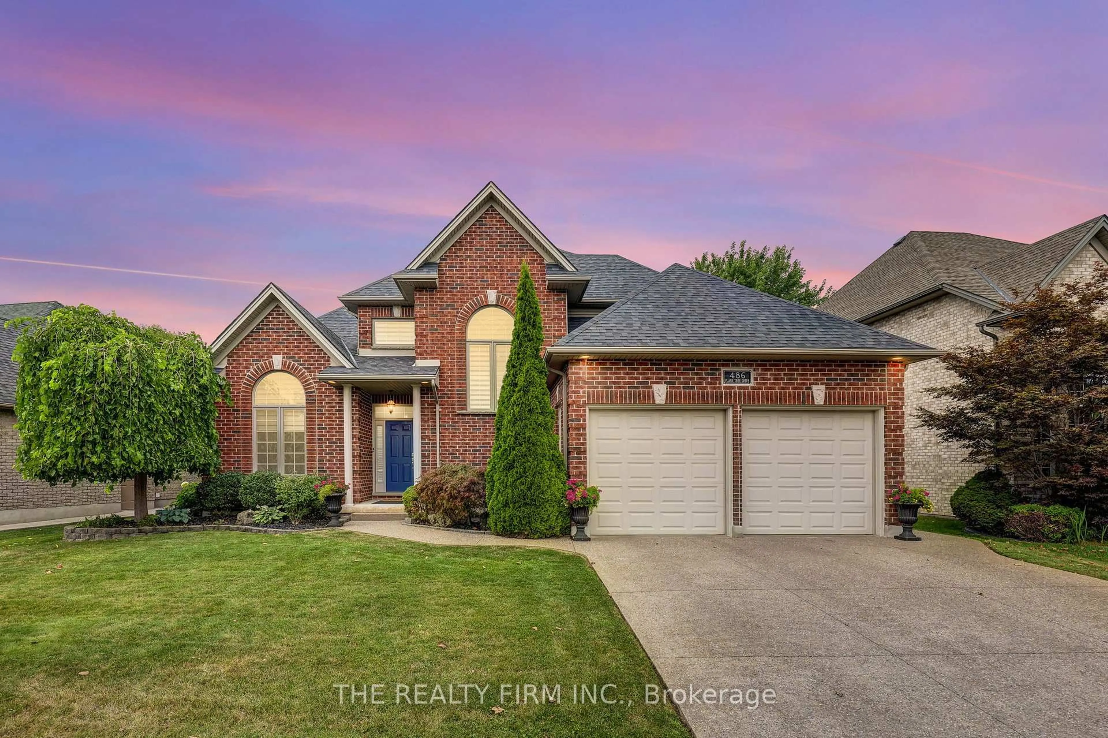 Home with brick exterior material, street for 486 Plane Tree Dr, London North Ontario N6G 5L6