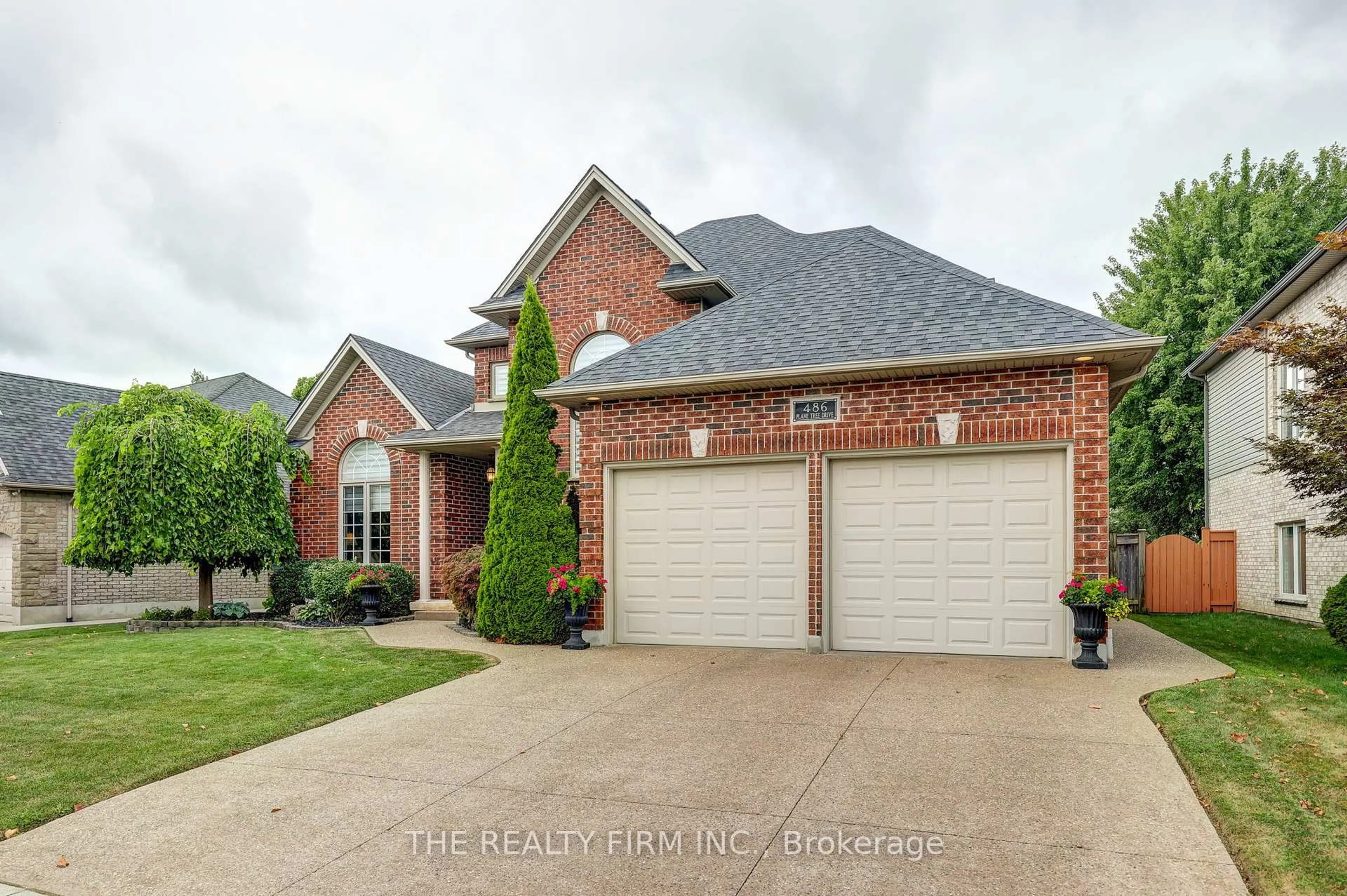 Home with brick exterior material, street for 486 Plane Tree Dr, London North Ontario N6G 5L6