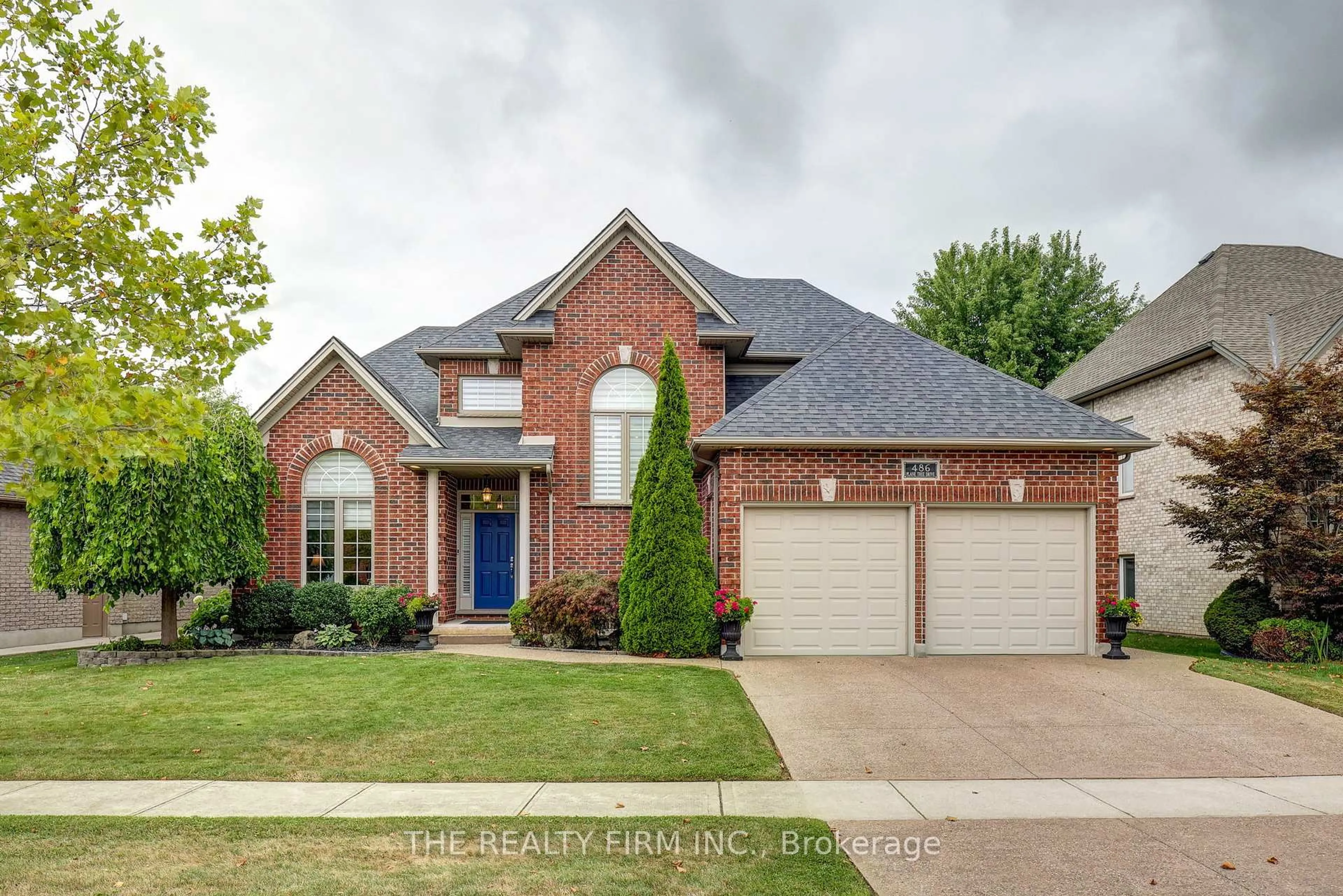 Home with brick exterior material, street for 486 Plane Tree Dr, London North Ontario N6G 5L6