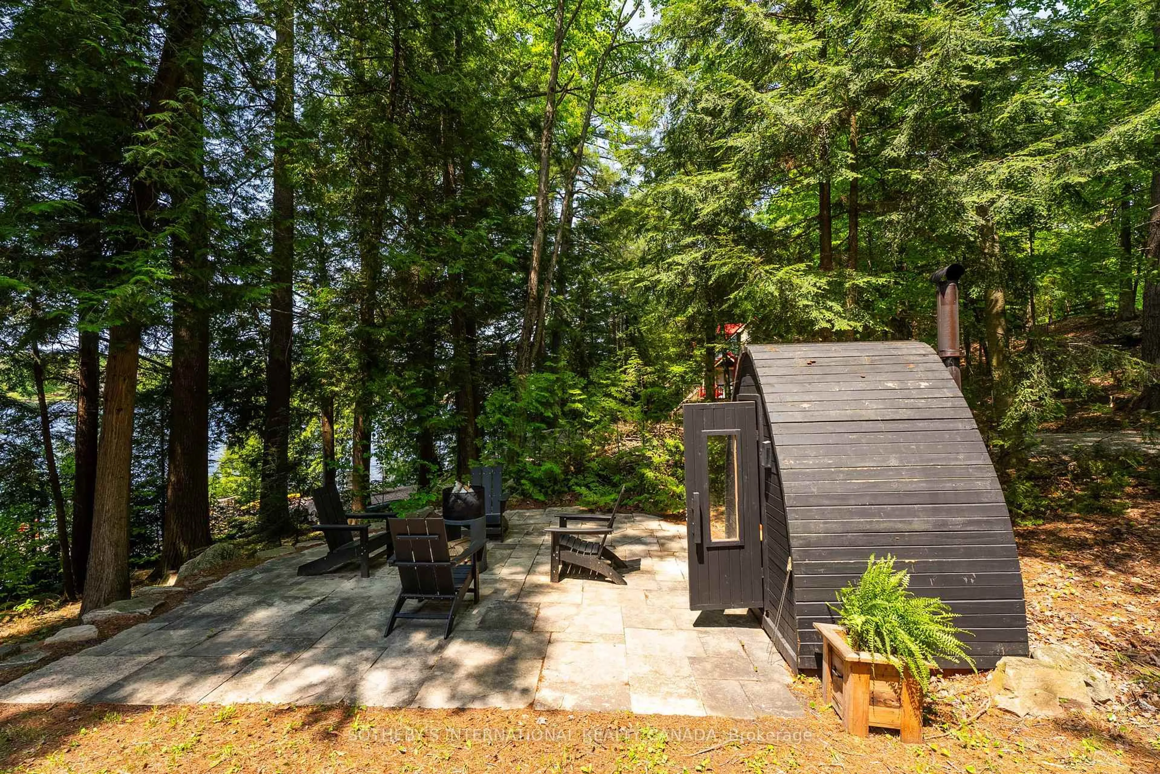 Patio, water/lake/river/ocean view for 1050 Cobble Rose Lane, Minden Hills Ontario K0M 2L1