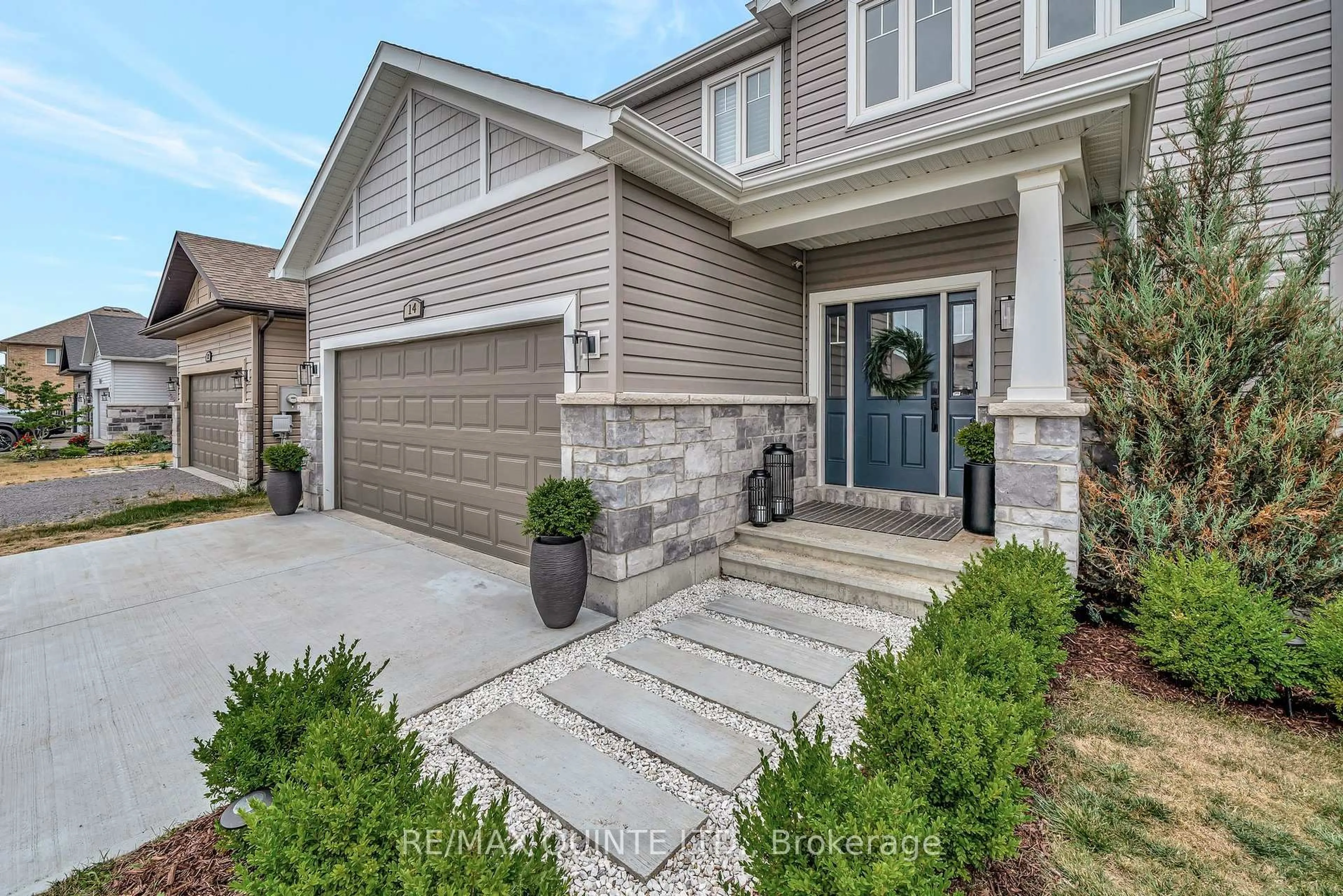 Home with brick exterior material, street for 14 Cypress Dr, Belleville Ontario K8N 0J6