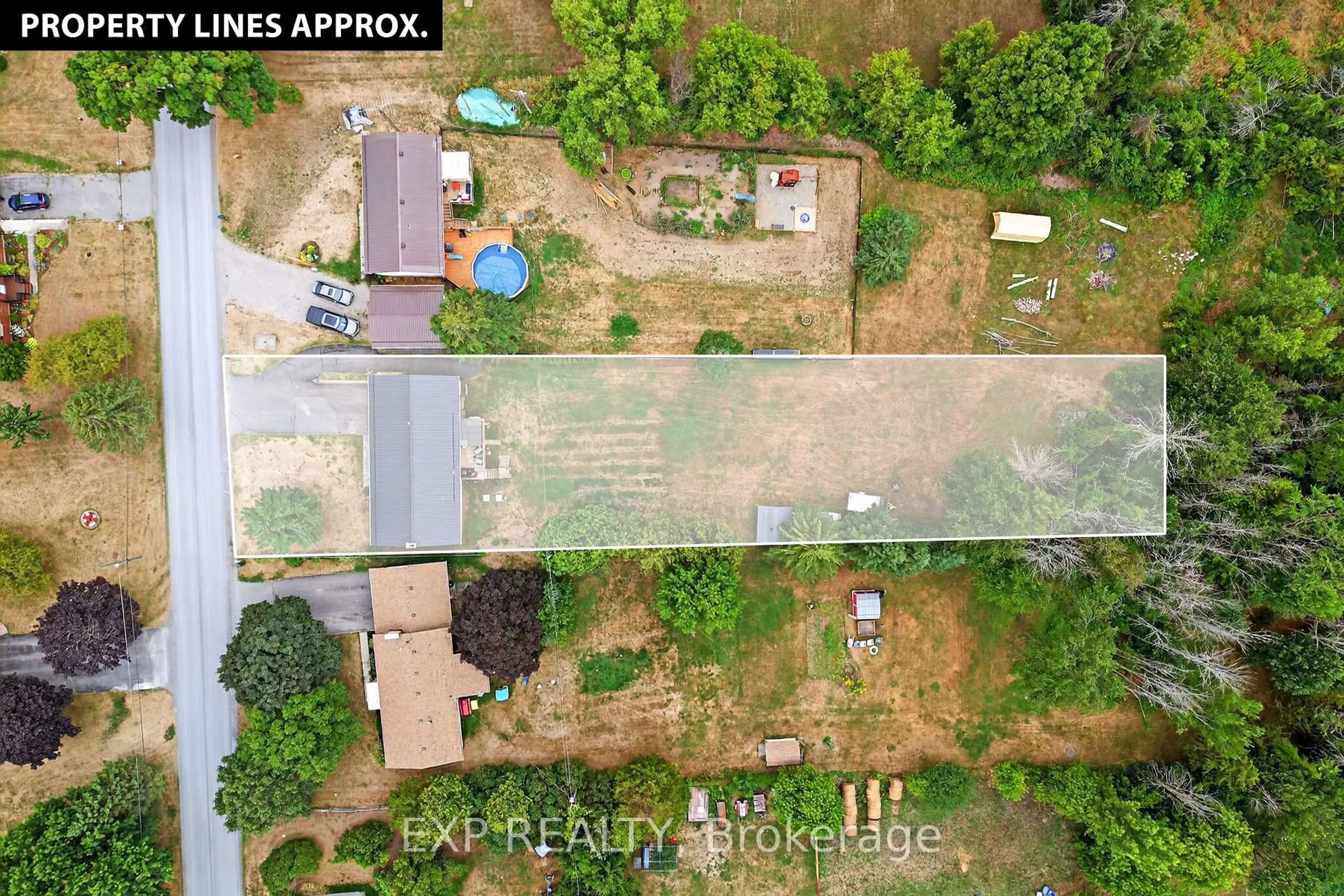 A pic from outside/outdoor area/front of a property/back of a property/a pic from drone, street for 3110 Switzerville Rd, Greater Napanee Ontario K7R 3K9