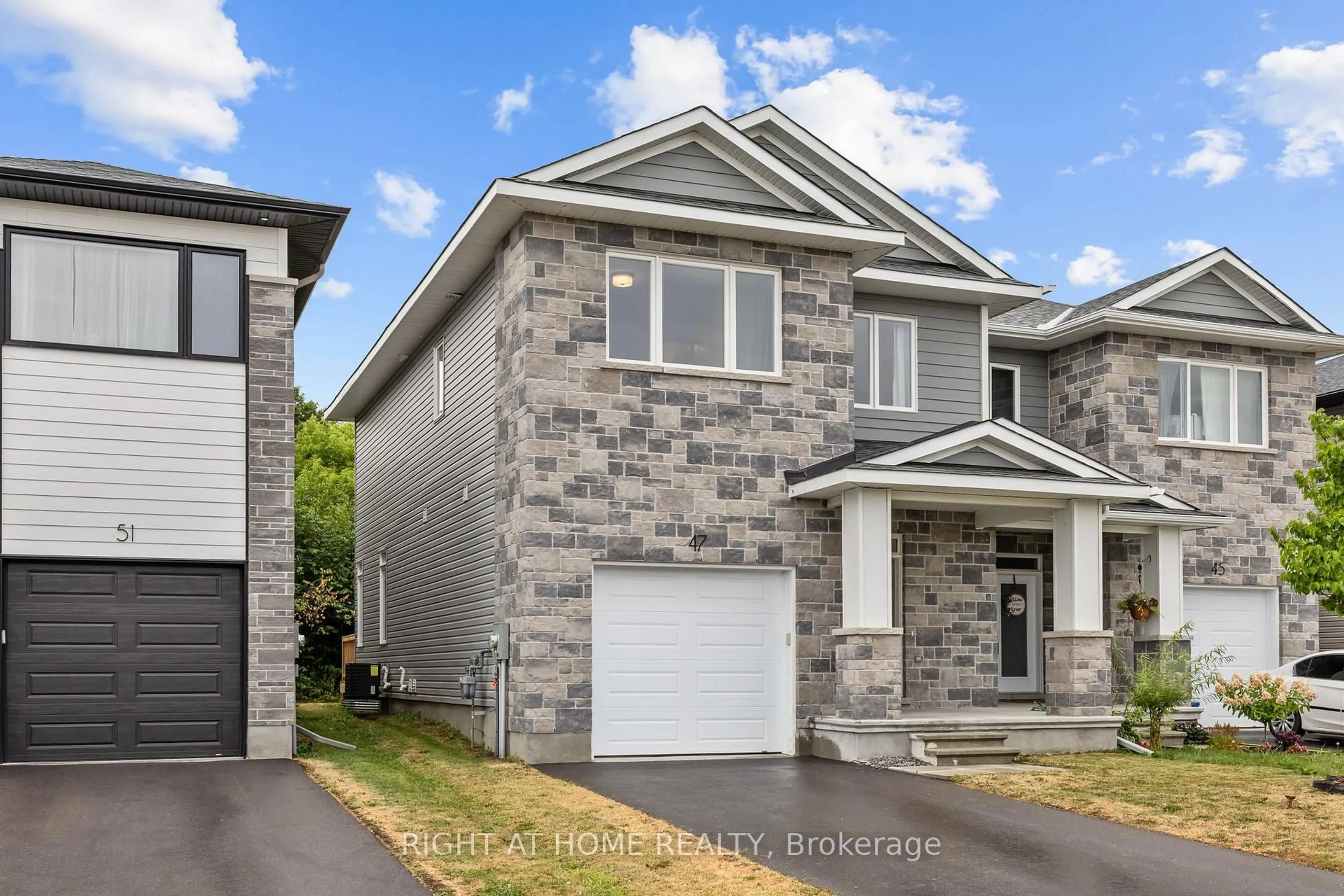 Home with brick exterior material, street for 47 Mac Beattie Dr, Arnprior Ontario K7S 0J3