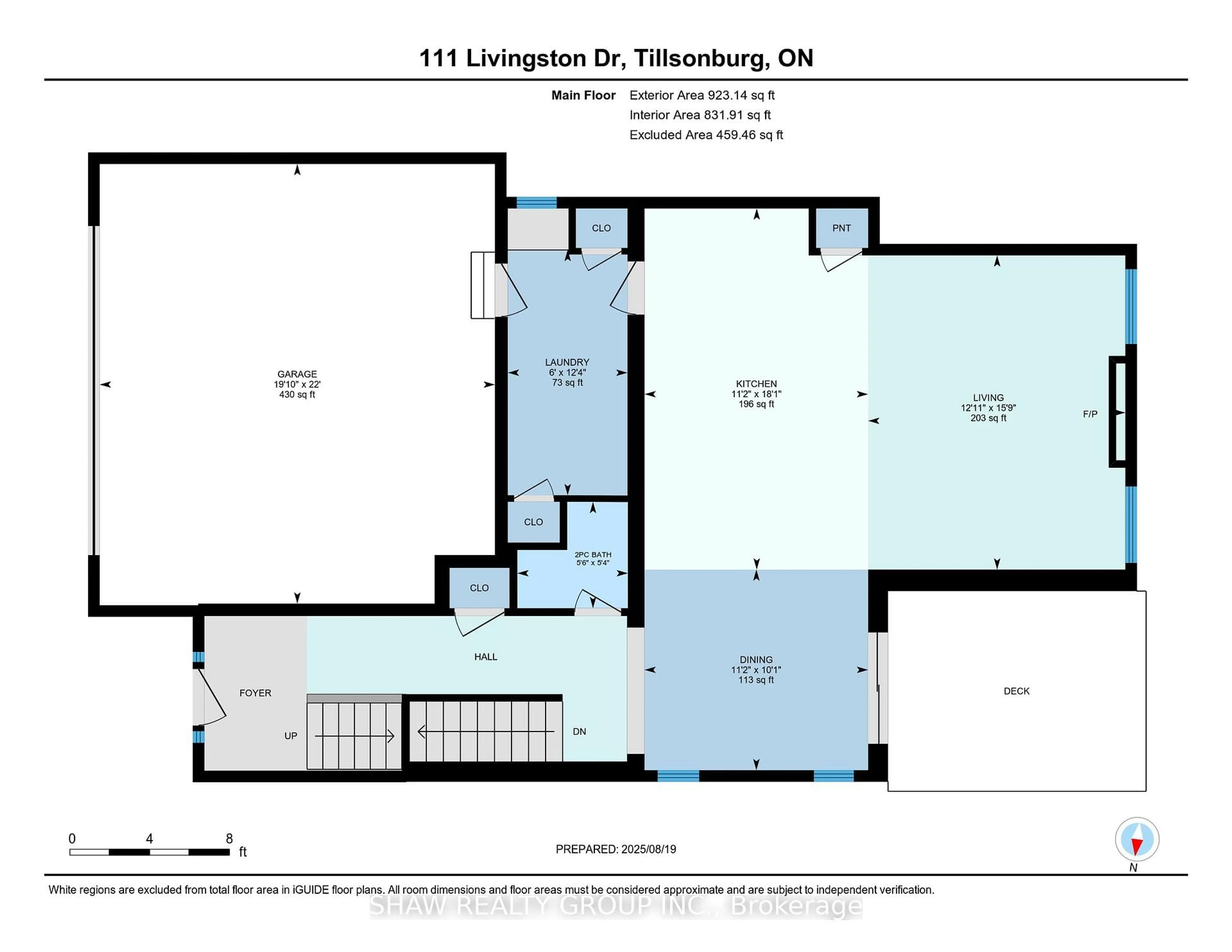 Floor plan for 111 Livingston Dr, Tillsonburg Ontario N4G 0J3