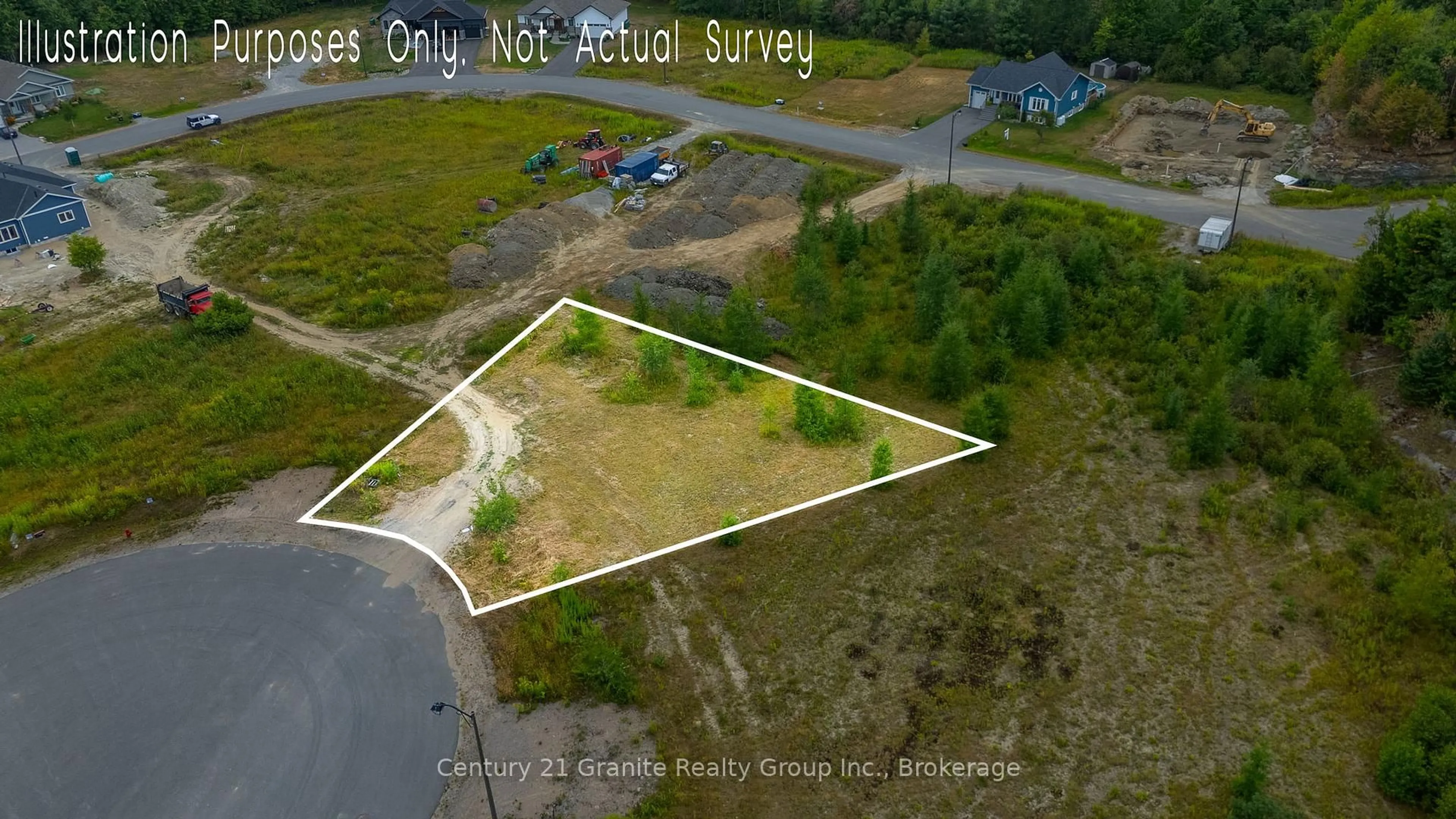 A pic from outside/outdoor area/front of a property/back of a property/a pic from drone, unknown for Lot 55 Kulas Crt, Minden Hills Ontario K0M 2K0