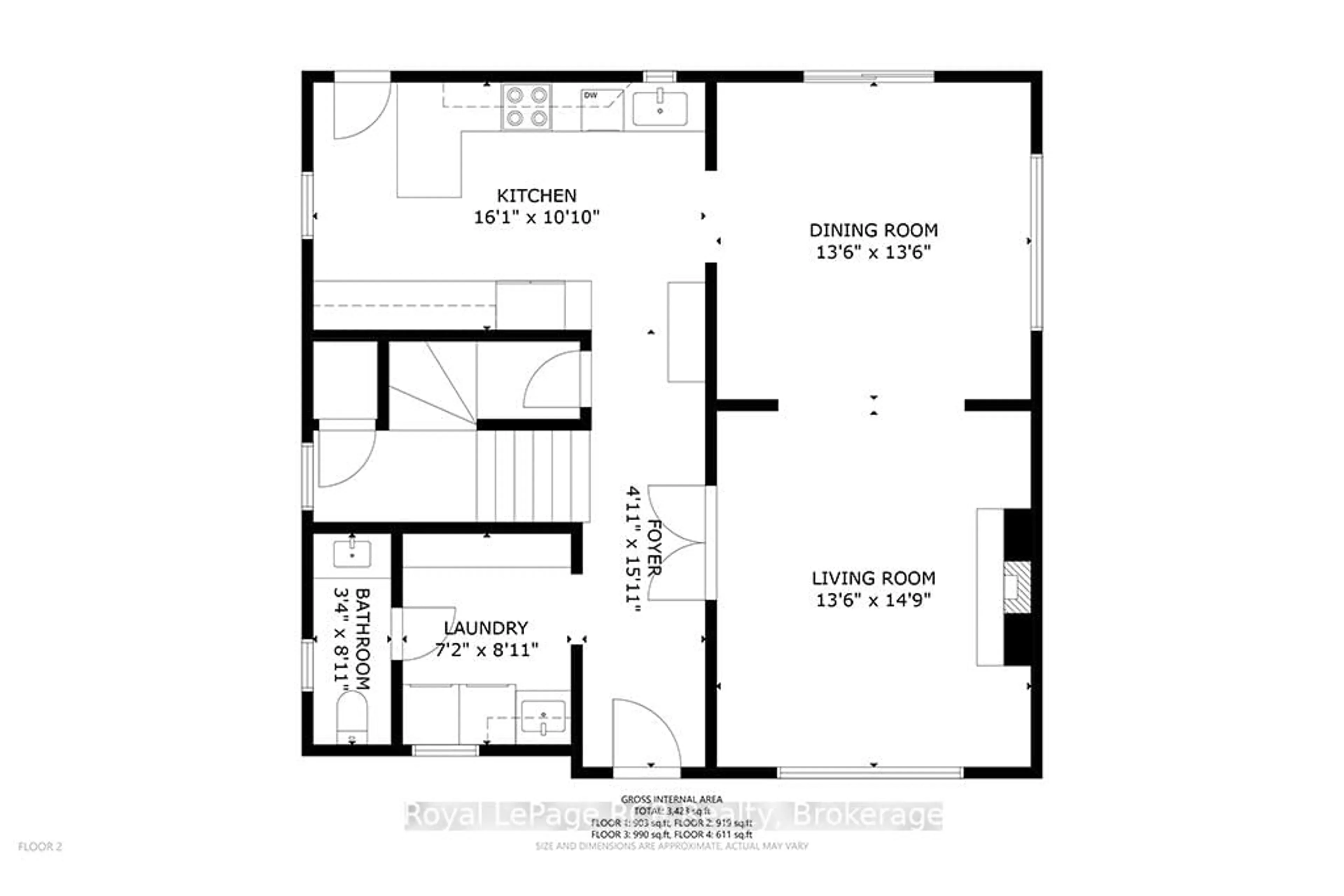 Floor plan for 136 Queen St, South Bruce Peninsula Ontario N0H 1P0